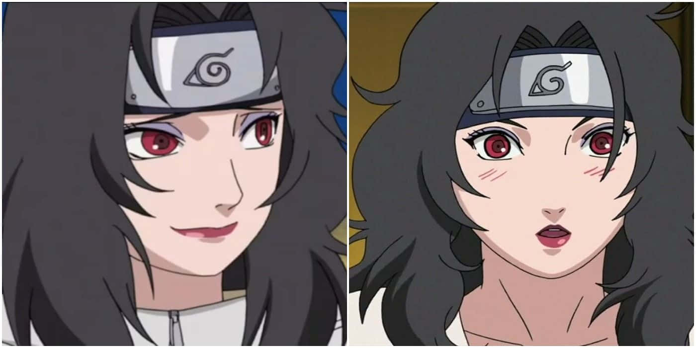 Kurenai Yuhi, dark hair, red eyes, HD Desktop Wallpaper