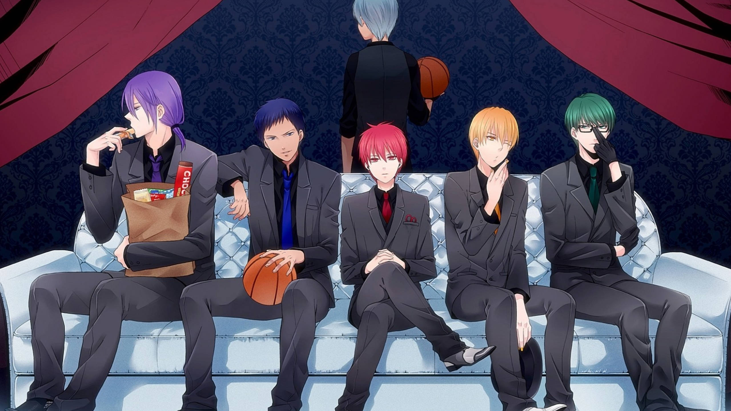 Kuroko No Basket, anime boys, suits, 2K Desktop Wallpaper