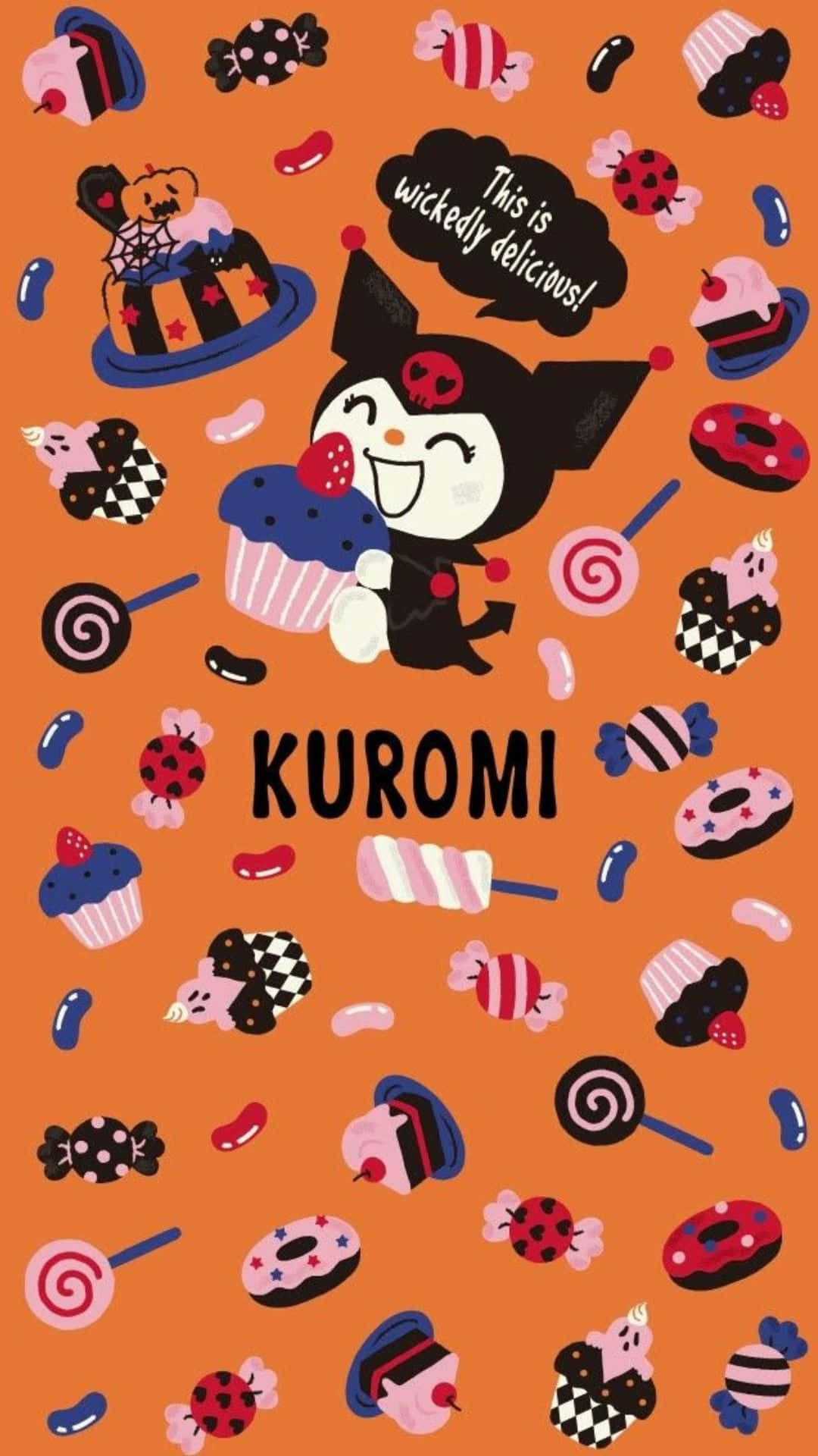 Kuromi, Halloween, black cat, Full HD Phone Wallpaper