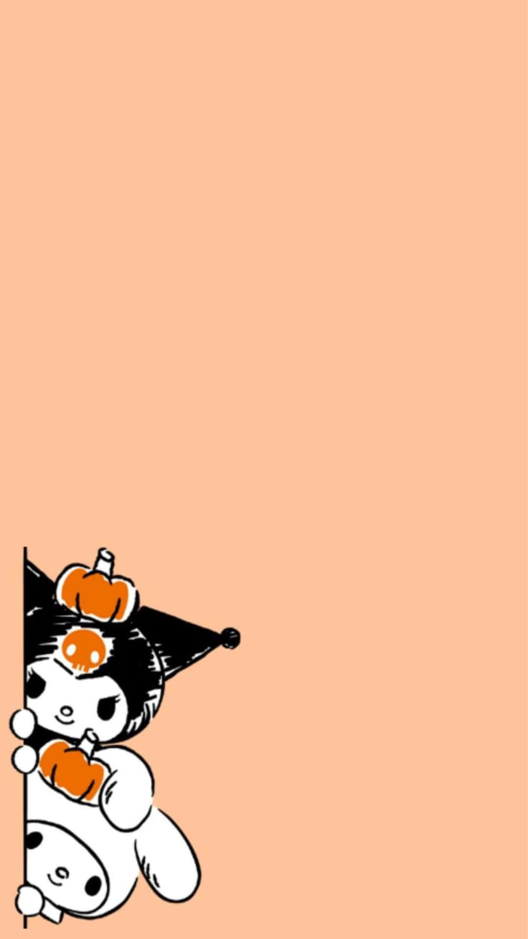 Kuromi, Halloween, witch hats, Full HD Phone Wallpaper