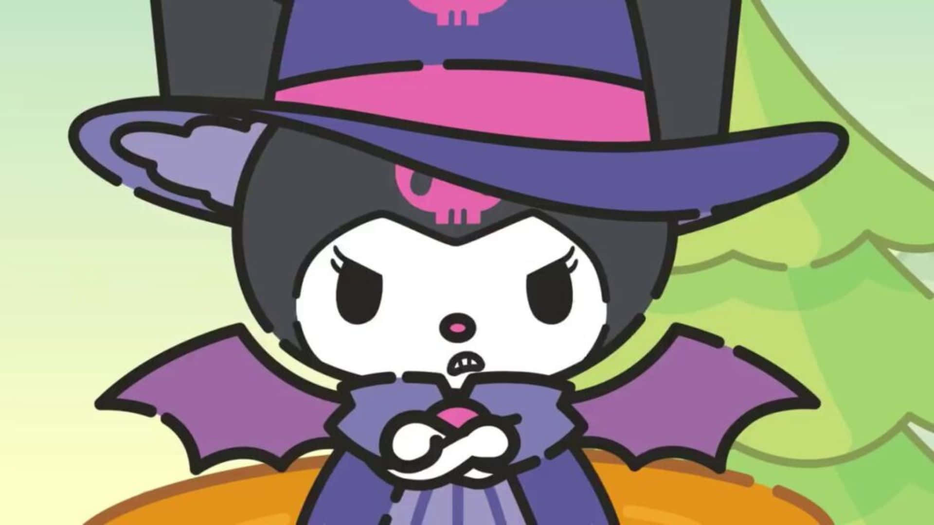 Kuromi, Halloween, witch, Full HD Desktop Wallpaper