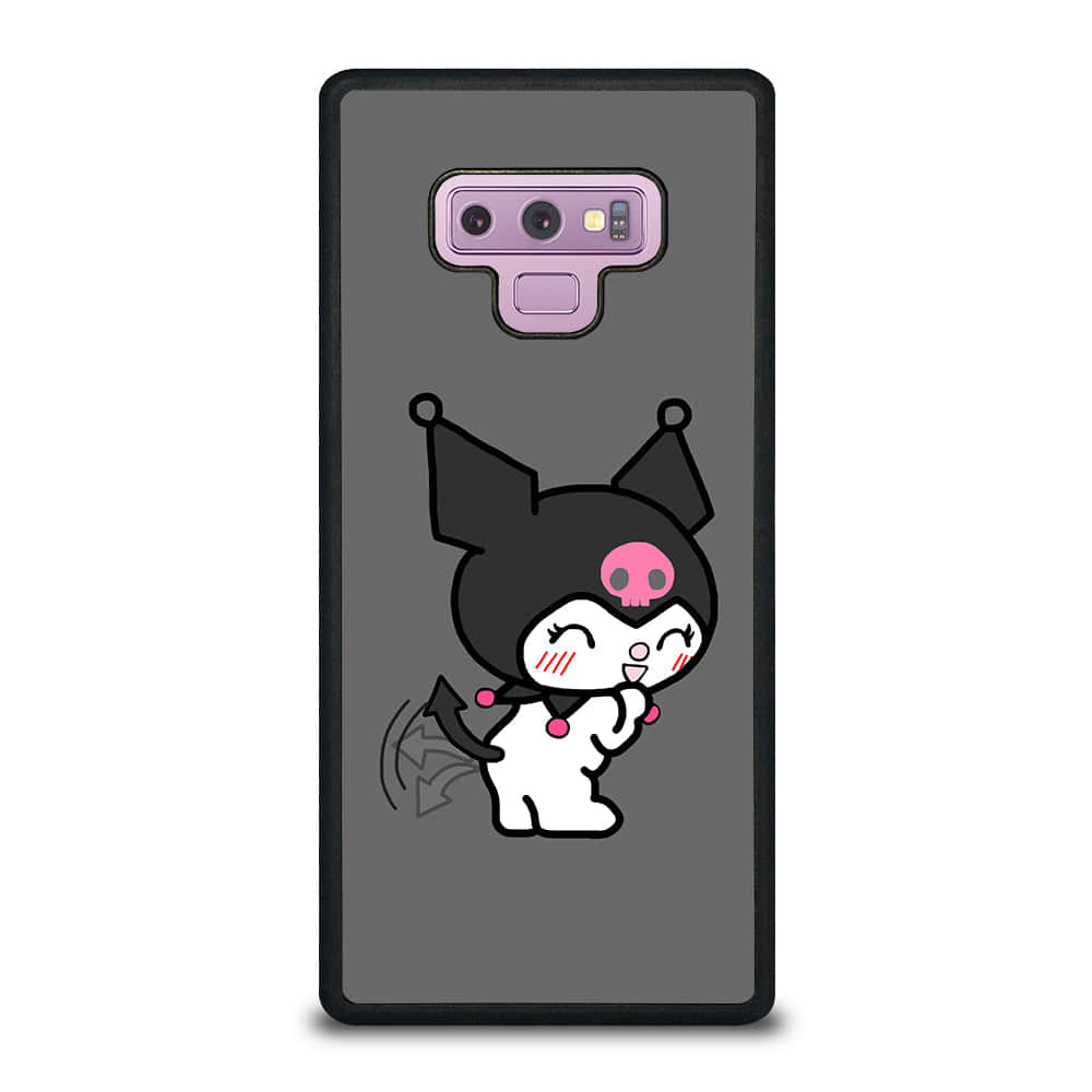 Kuromi, black horns, pink skull, SD Desktop Wallpaper