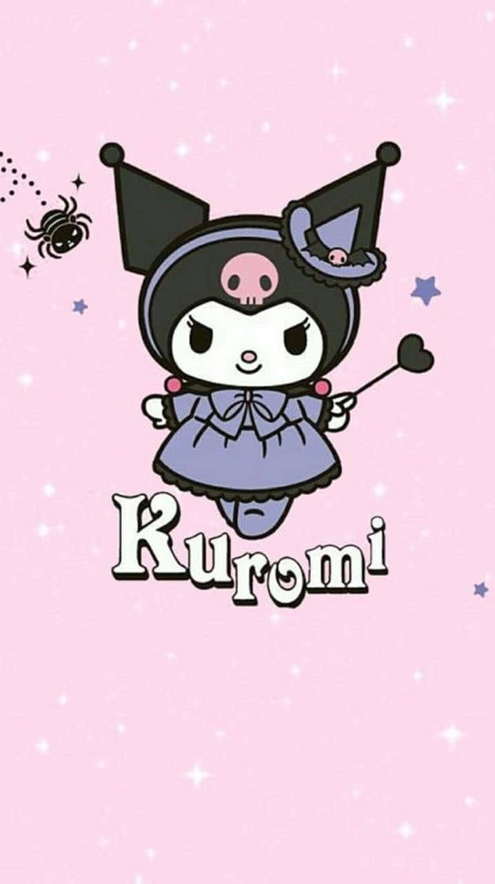 Kuromi, iPhone, purple witch costume, HD Phone Wallpaper