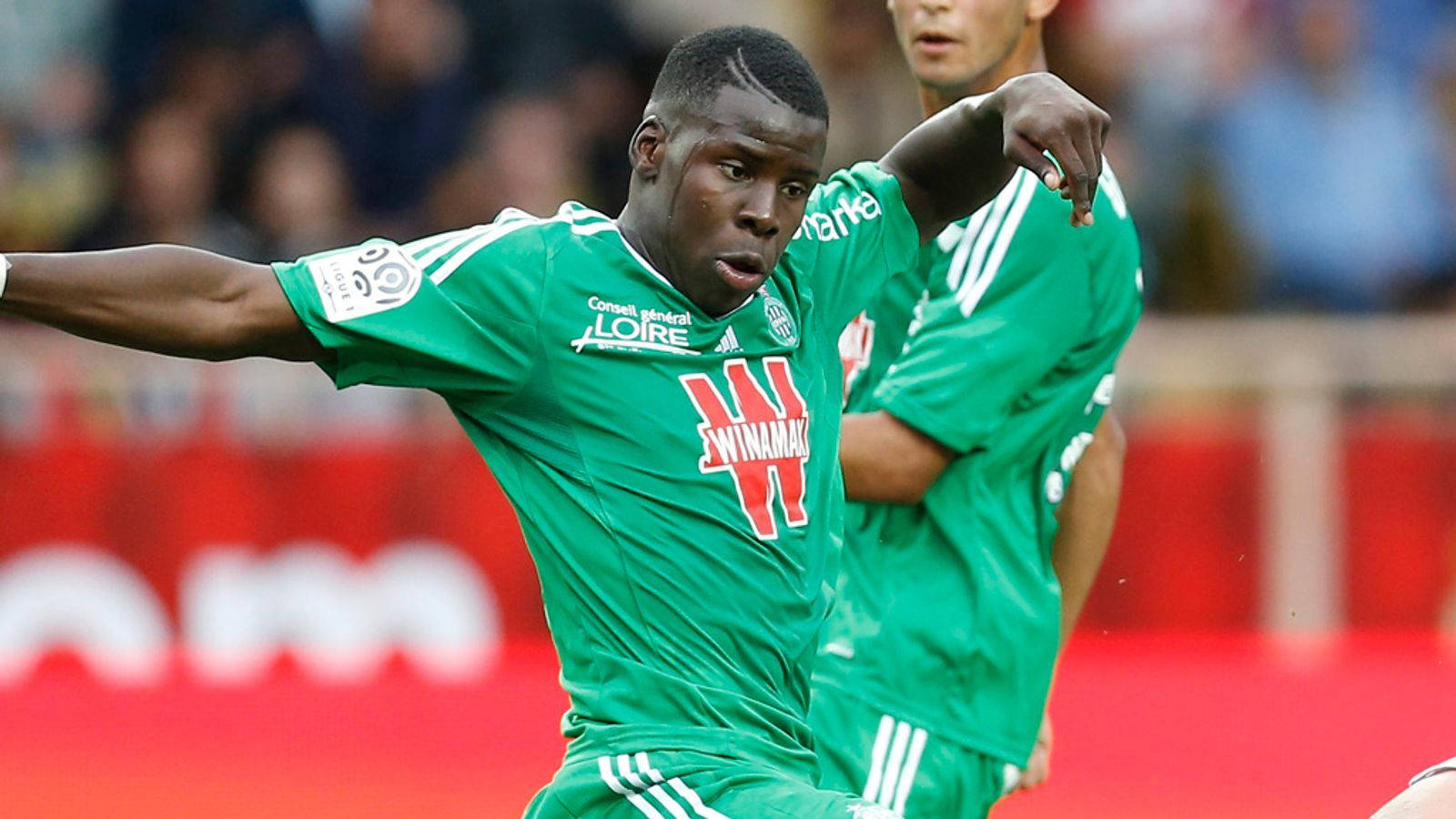 Kurt Zouma, green jersey, daytime match, HD Desktop Wallpaper