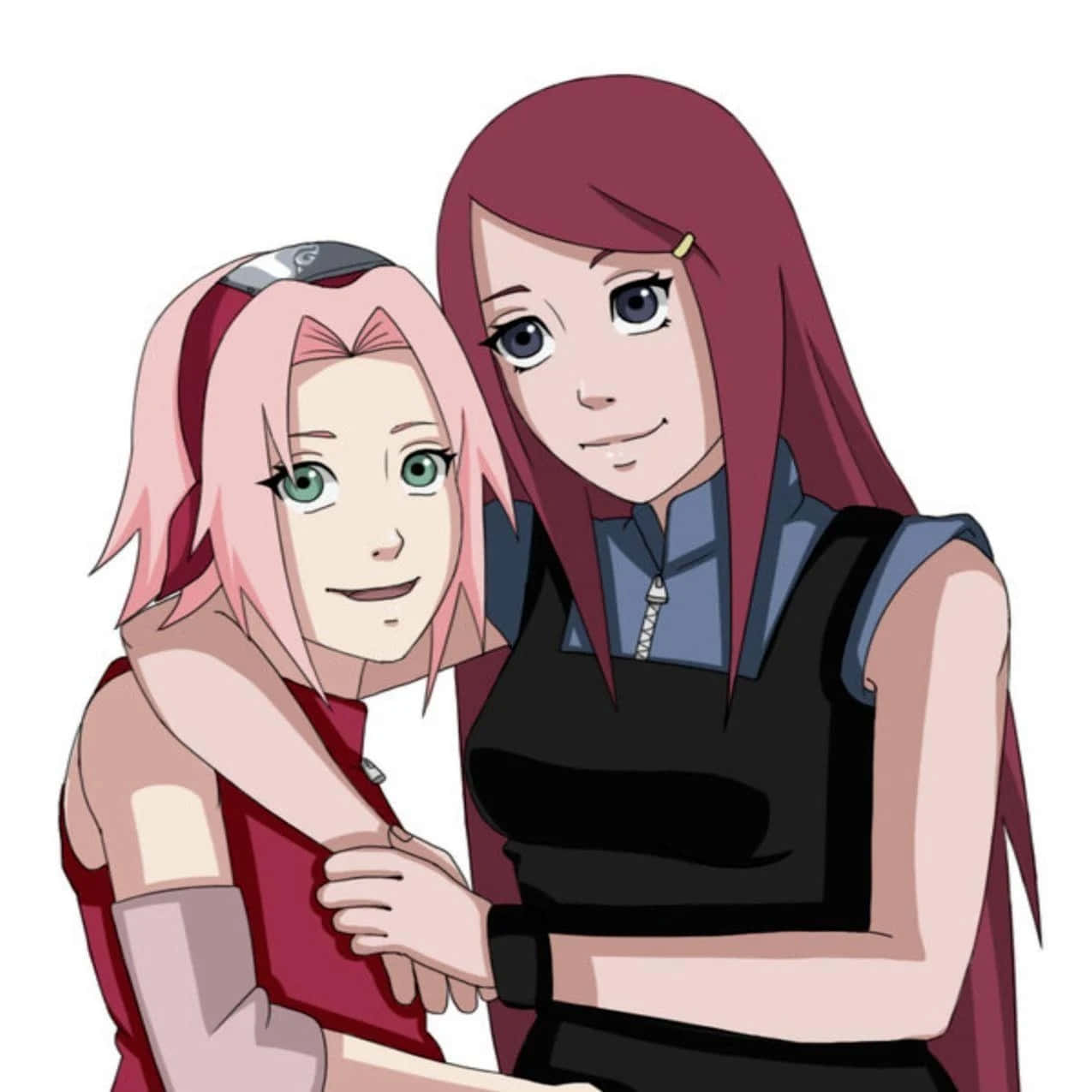 Kushina Uzumaki, pink hair, maroon hair, SD Desktop Wallpaper