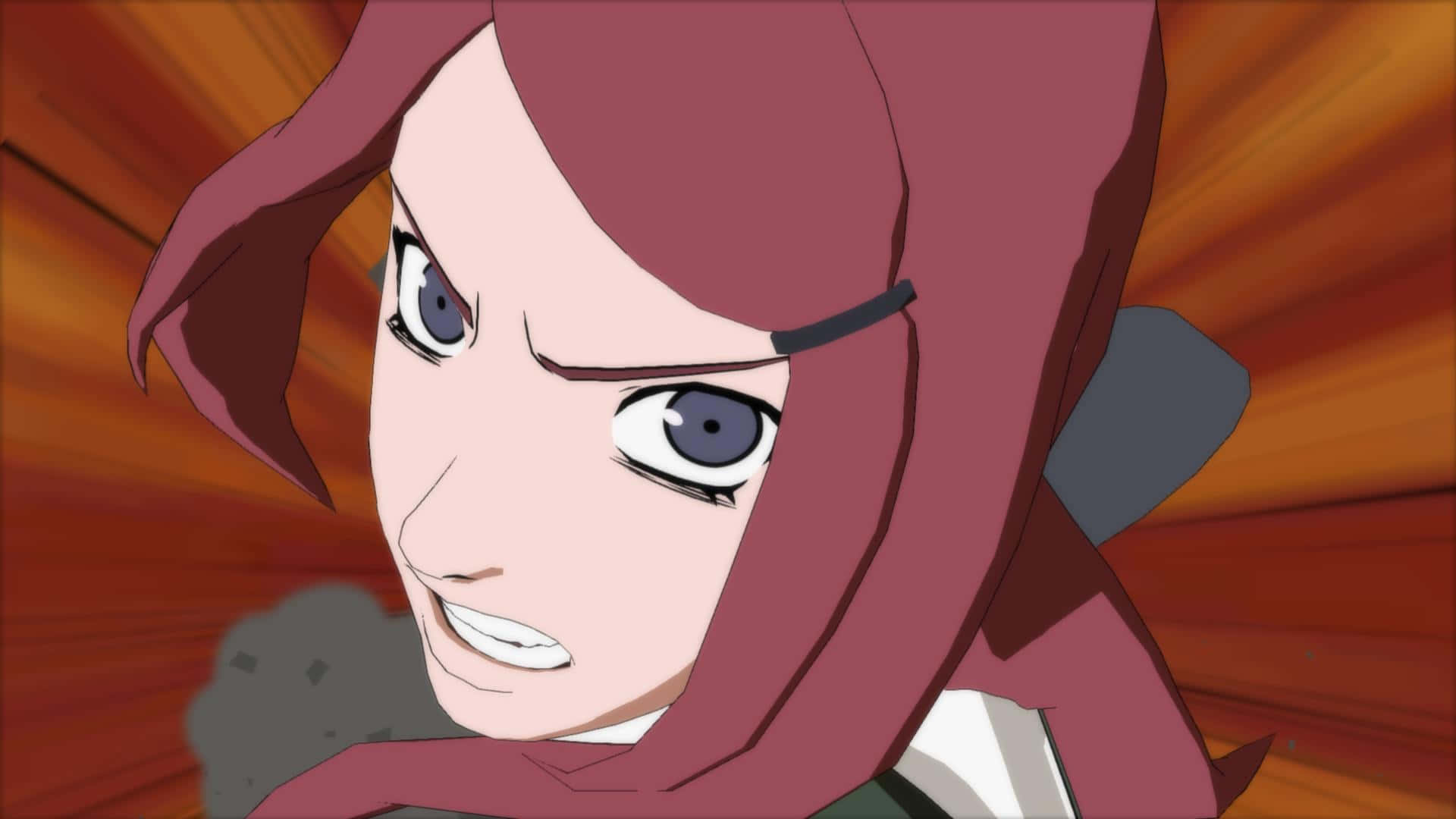 Kushina Uzumaki, red hair, blue eyes, Full HD Desktop Wallpaper