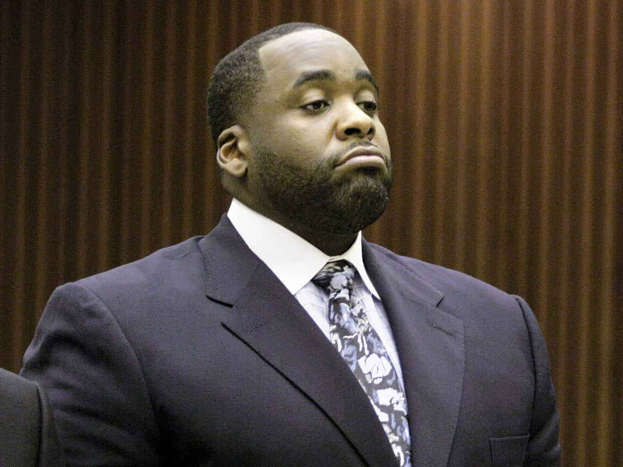 Kwame Kilpatrick, courtroom, wood-paneled walls, HD Desktop Wallpaper