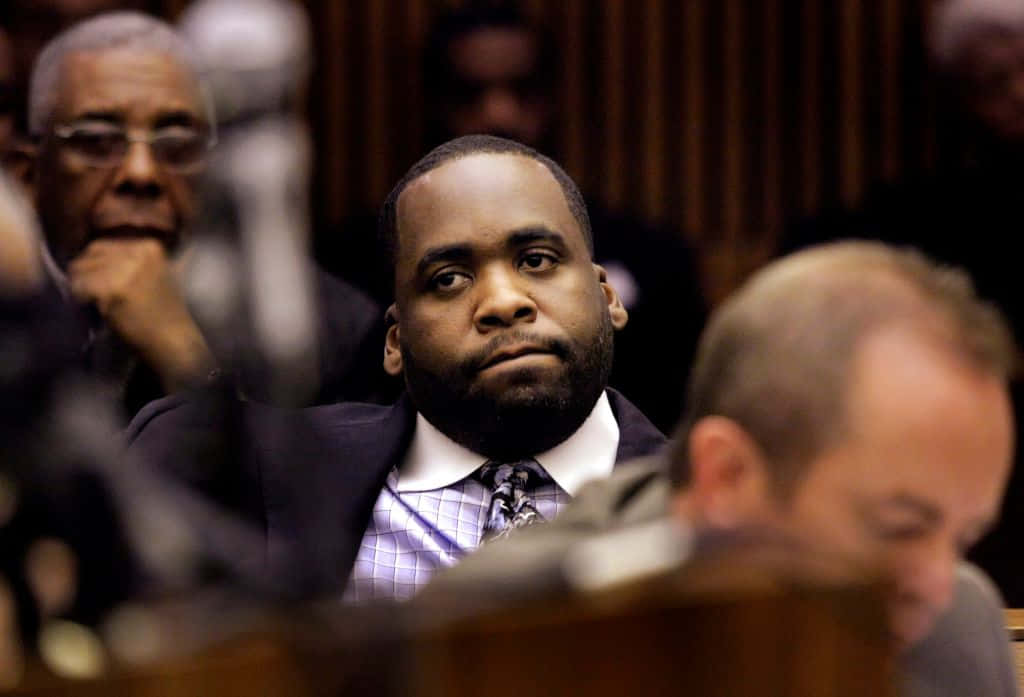 Kwame Kilpatrick, courtroom, suit and tie, SD Desktop Wallpaper