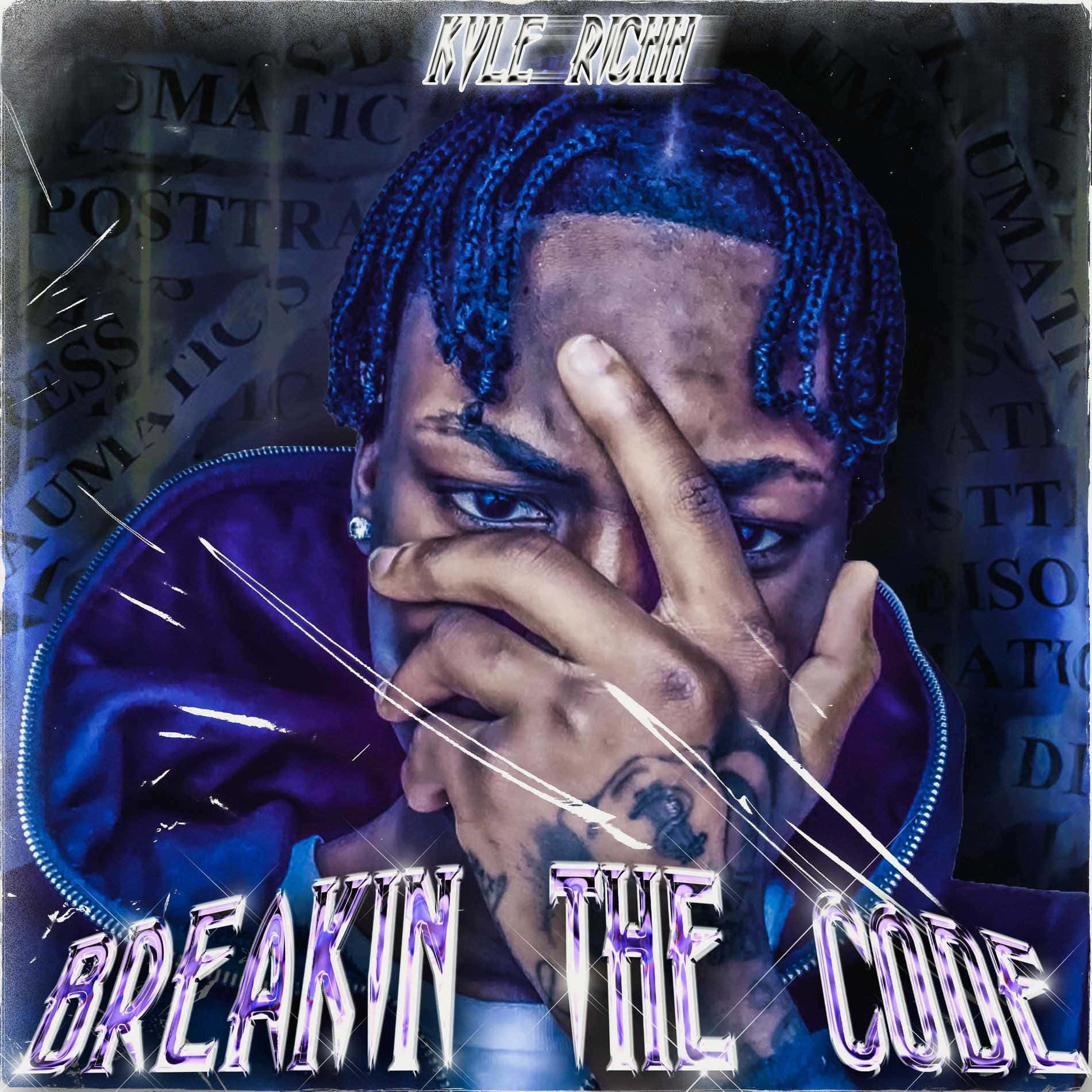 Kyle Richh, blue braids, purple jacket, HD Desktop Wallpaper