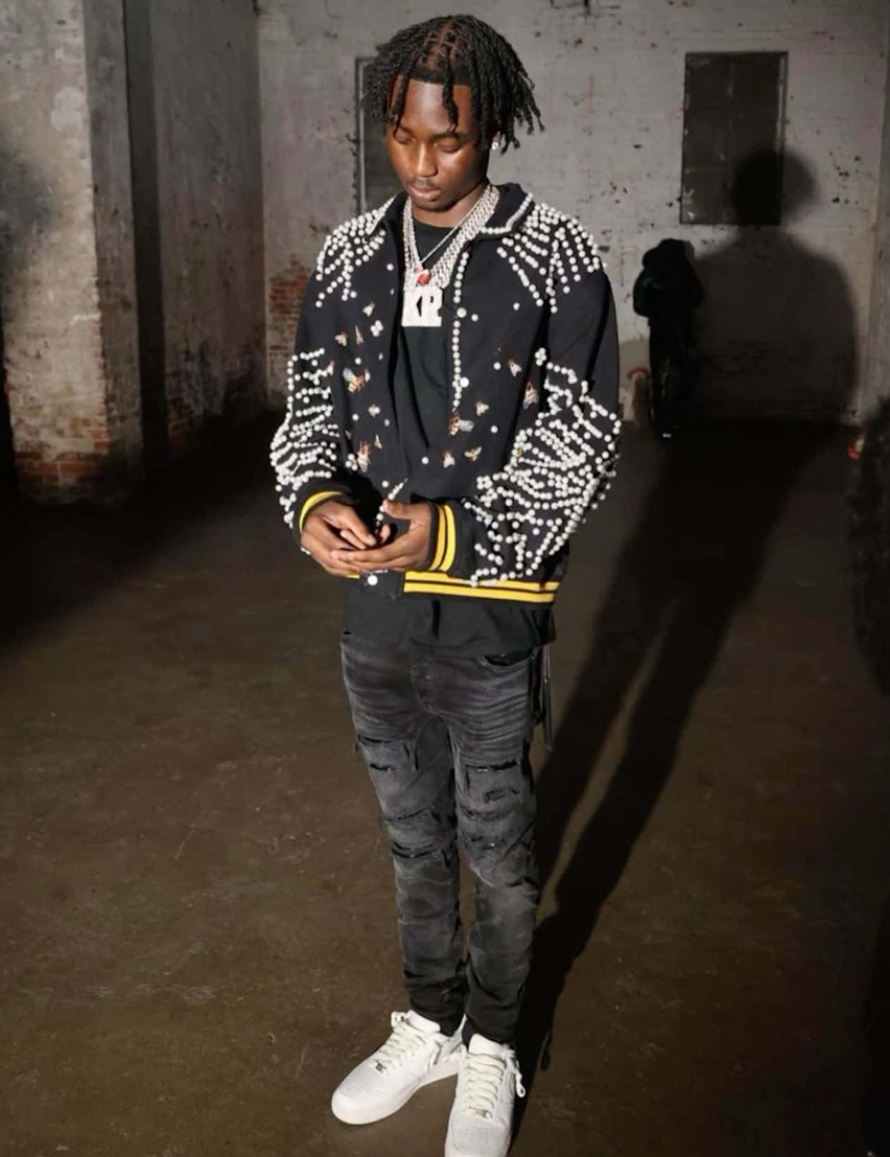 Kyle Richh, dreadlocks, black jacket, HD Phone Wallpaper
