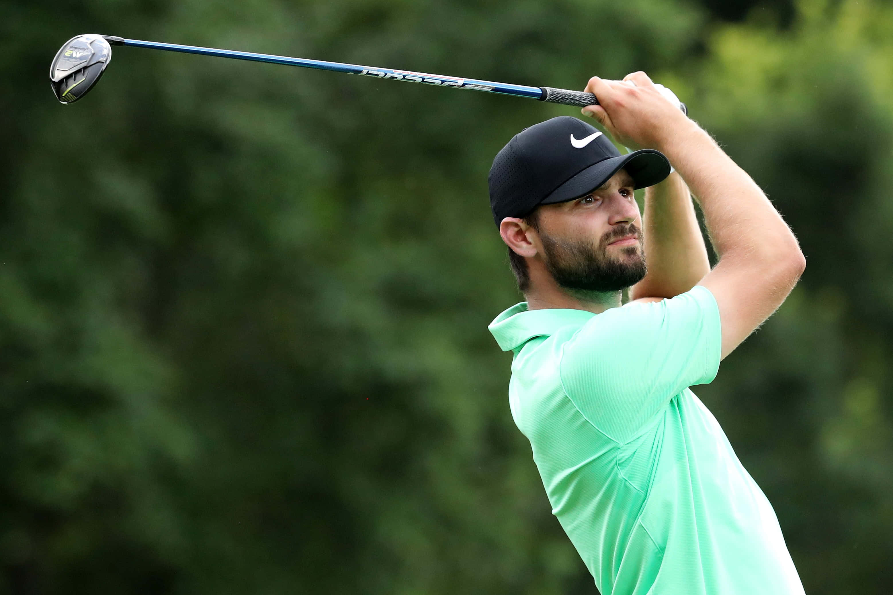 Kyle Stanley, driver, mint green shirt, 2K Desktop Wallpaper