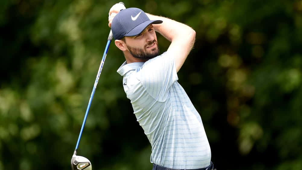 Kyle Stanley, golf club, blue club, SD Desktop Wallpaper
