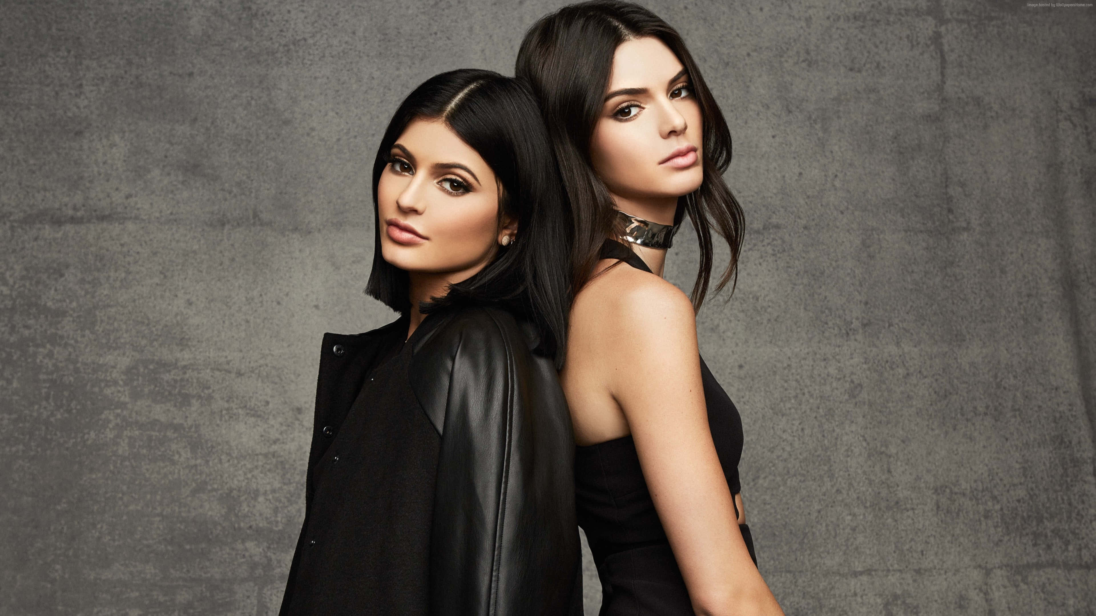Kylie Jenner, 4K, black leather, 4K Desktop Wallpaper