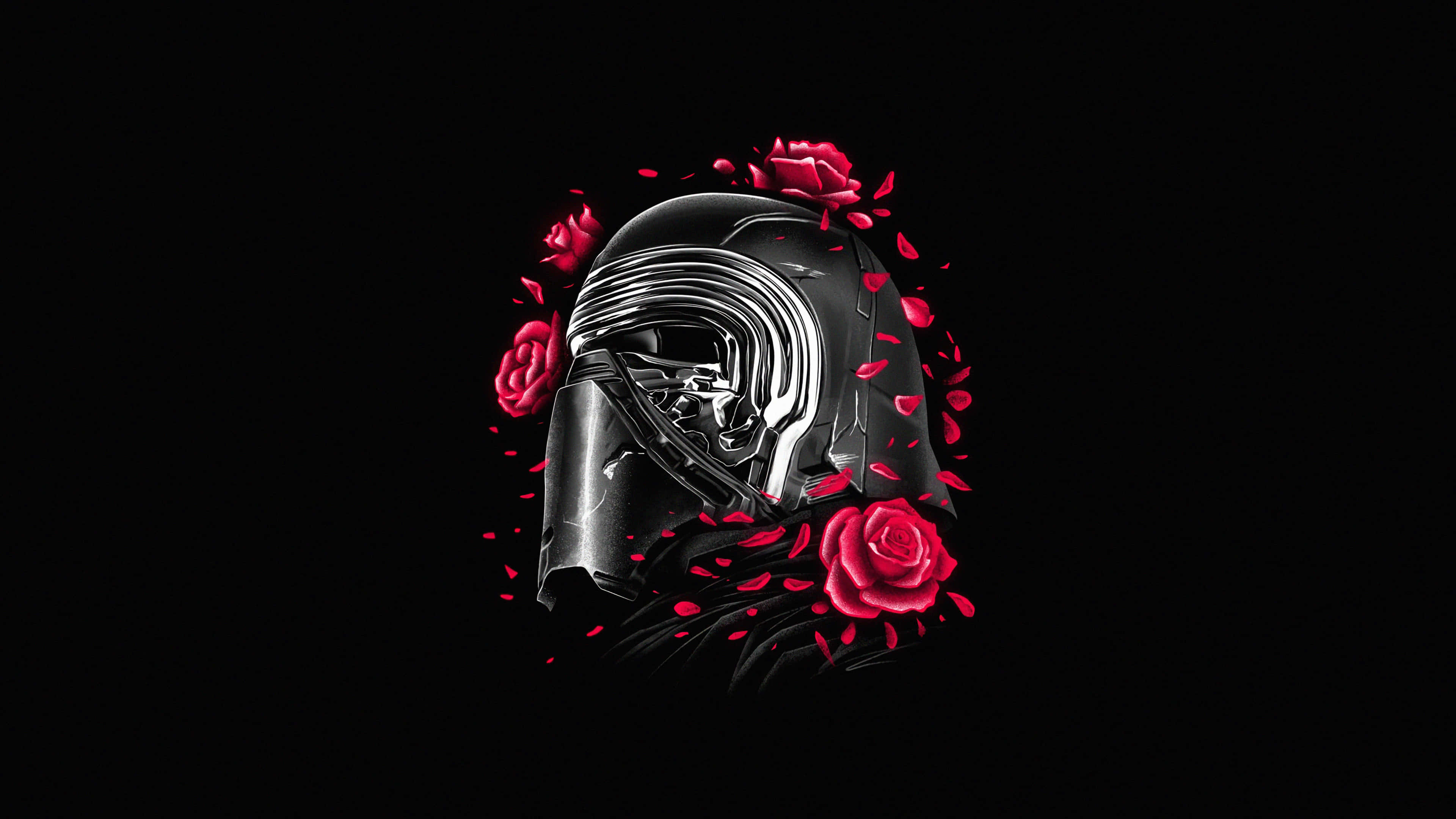 Kylo Ren, 4K, black helmet, 4K Desktop Wallpaper