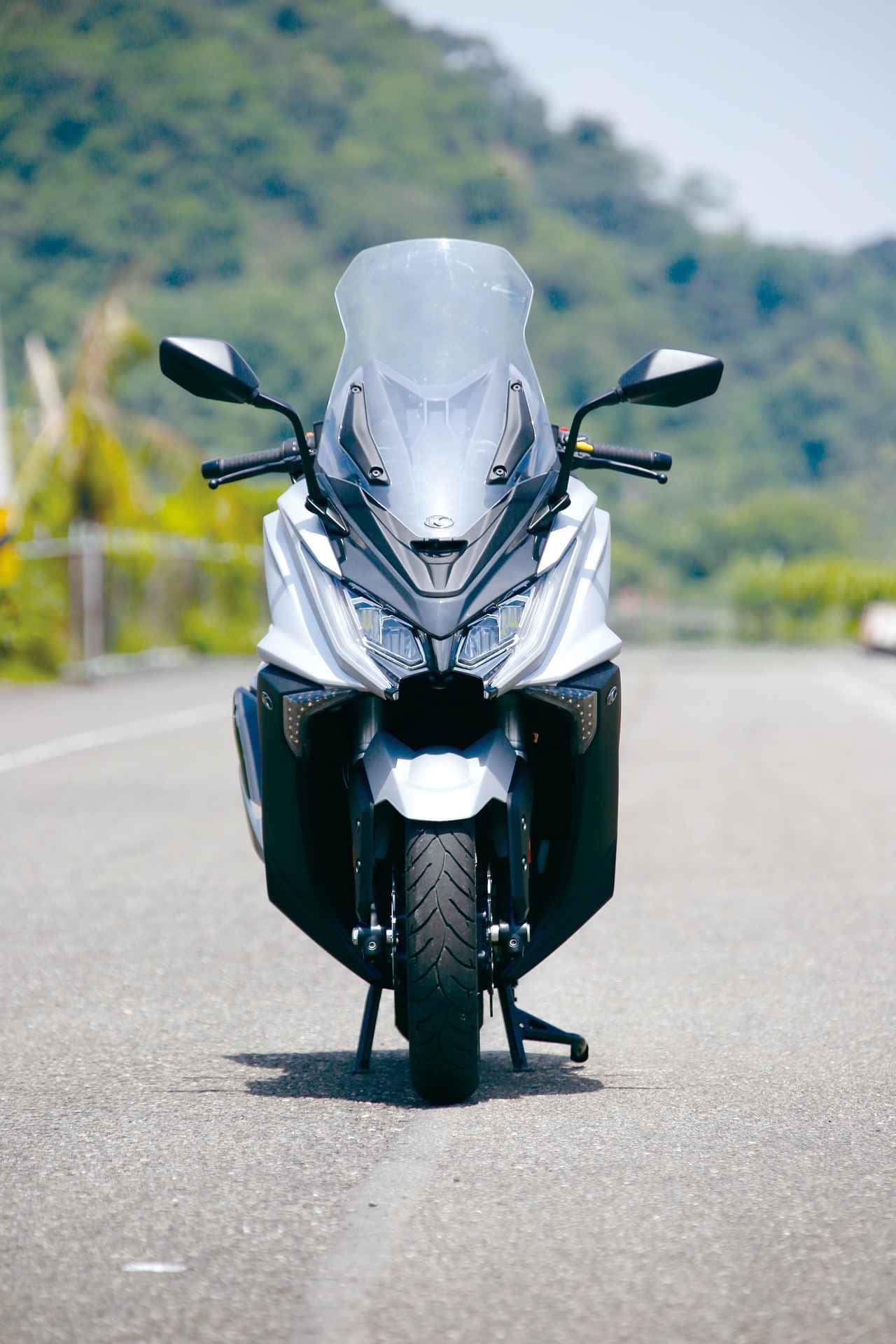 Kymco, motorcycle, silver, Full HD Phone Wallpaper