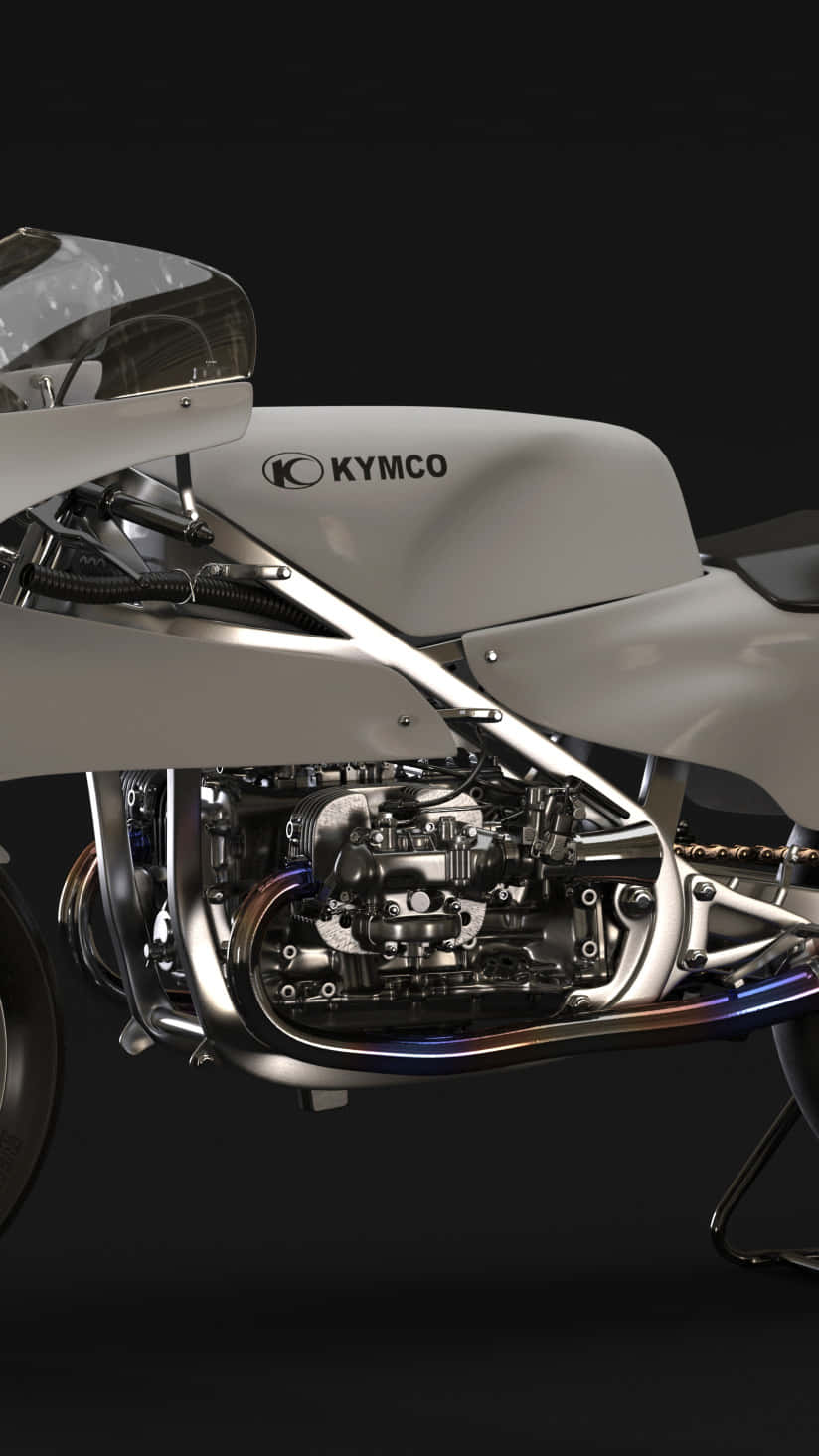 Kymco, motorcycle, engine detail, HD Phone Wallpaper