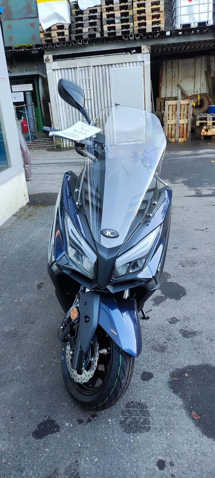 Kymco, scooter, blue, HD Phone Wallpaper
