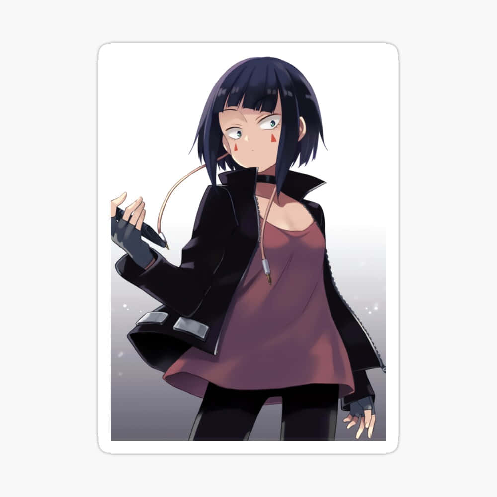 Kyoka Jiro, short black hair, red cheek marks, SD Desktop Wallpaper