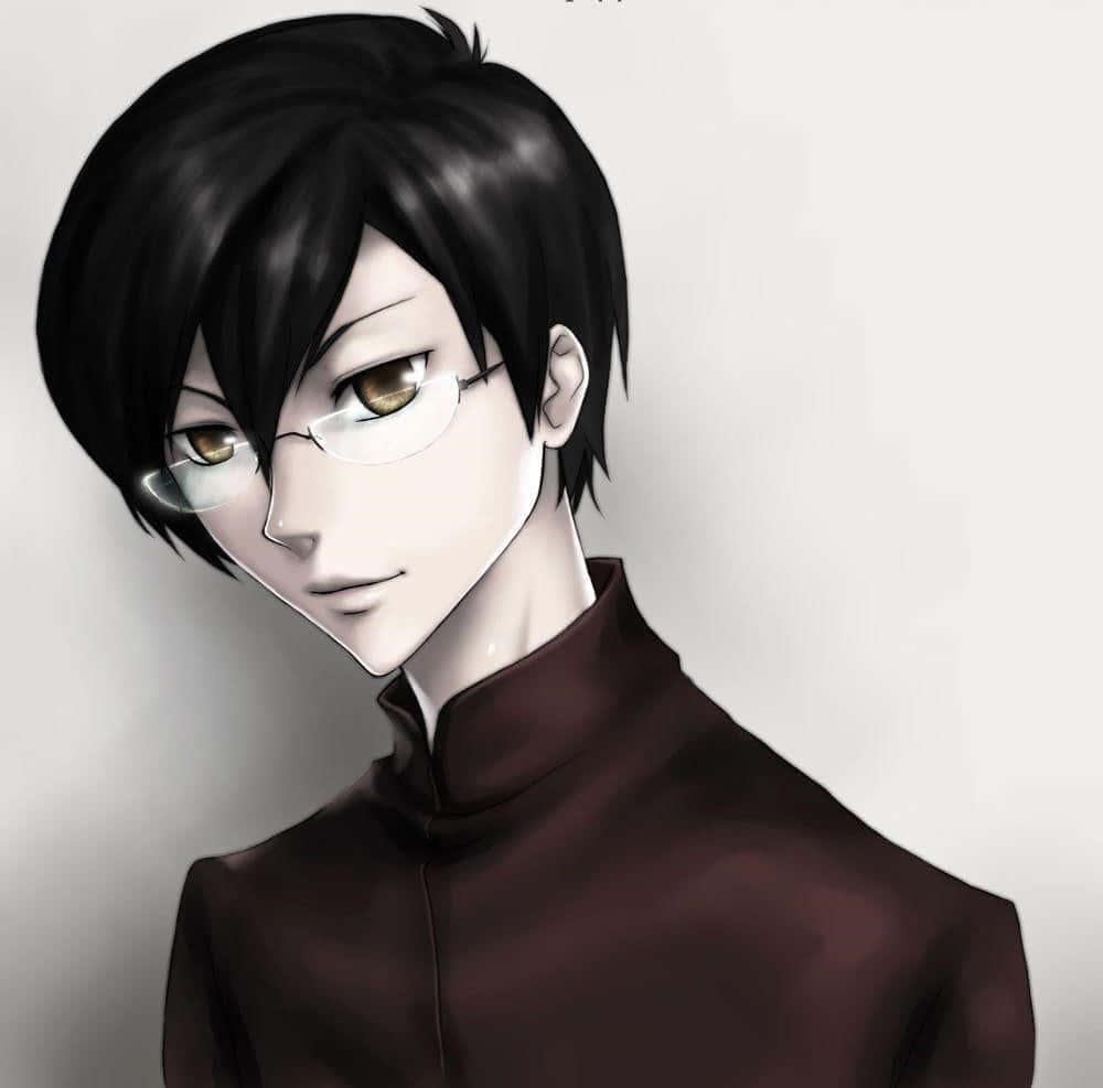 Kyoya Ootori, school uniform, black hair, SD Desktop Wallpaper
