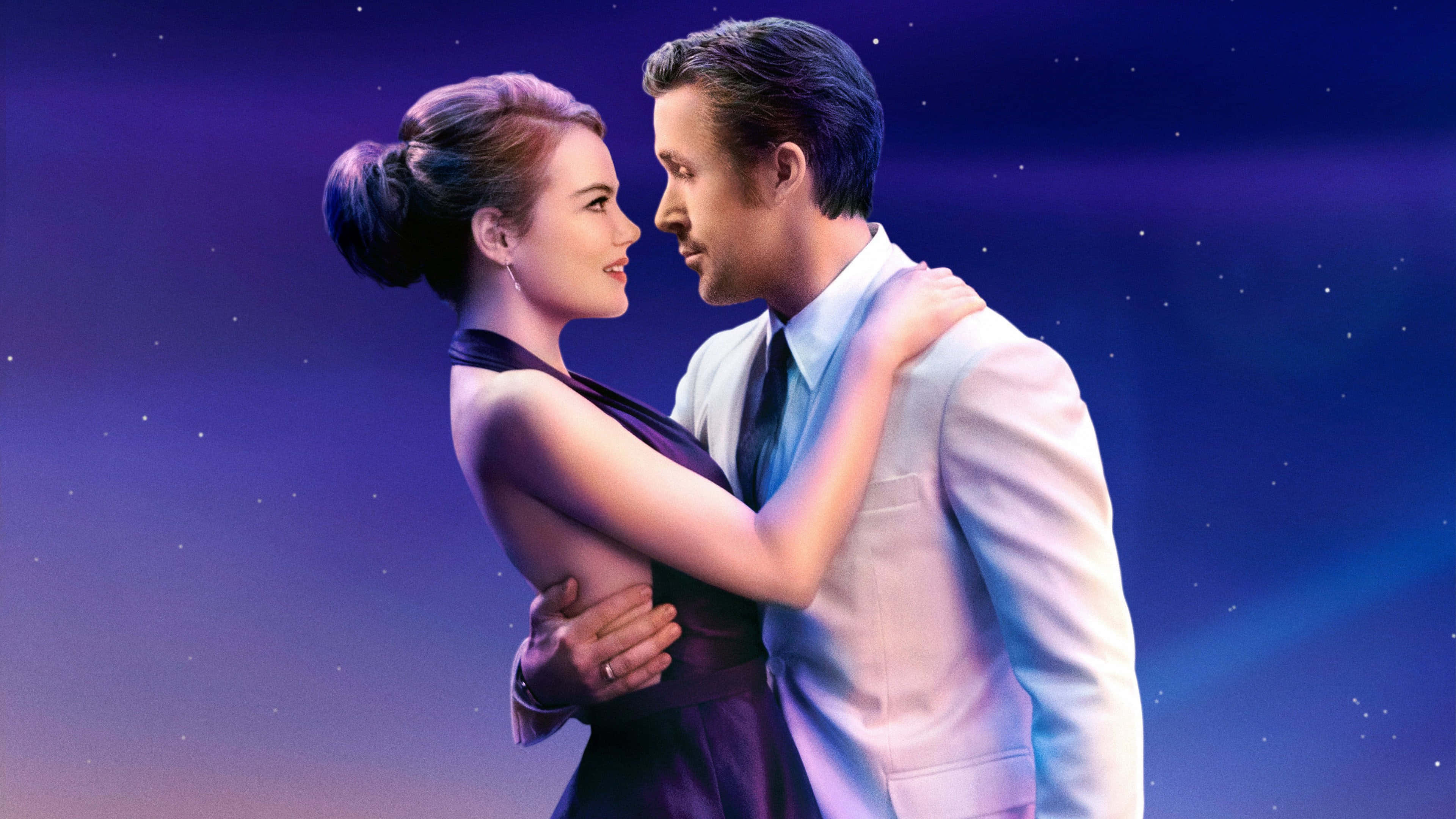 La La Land, 4K, starry purple sky, 4K Desktop Wallpaper