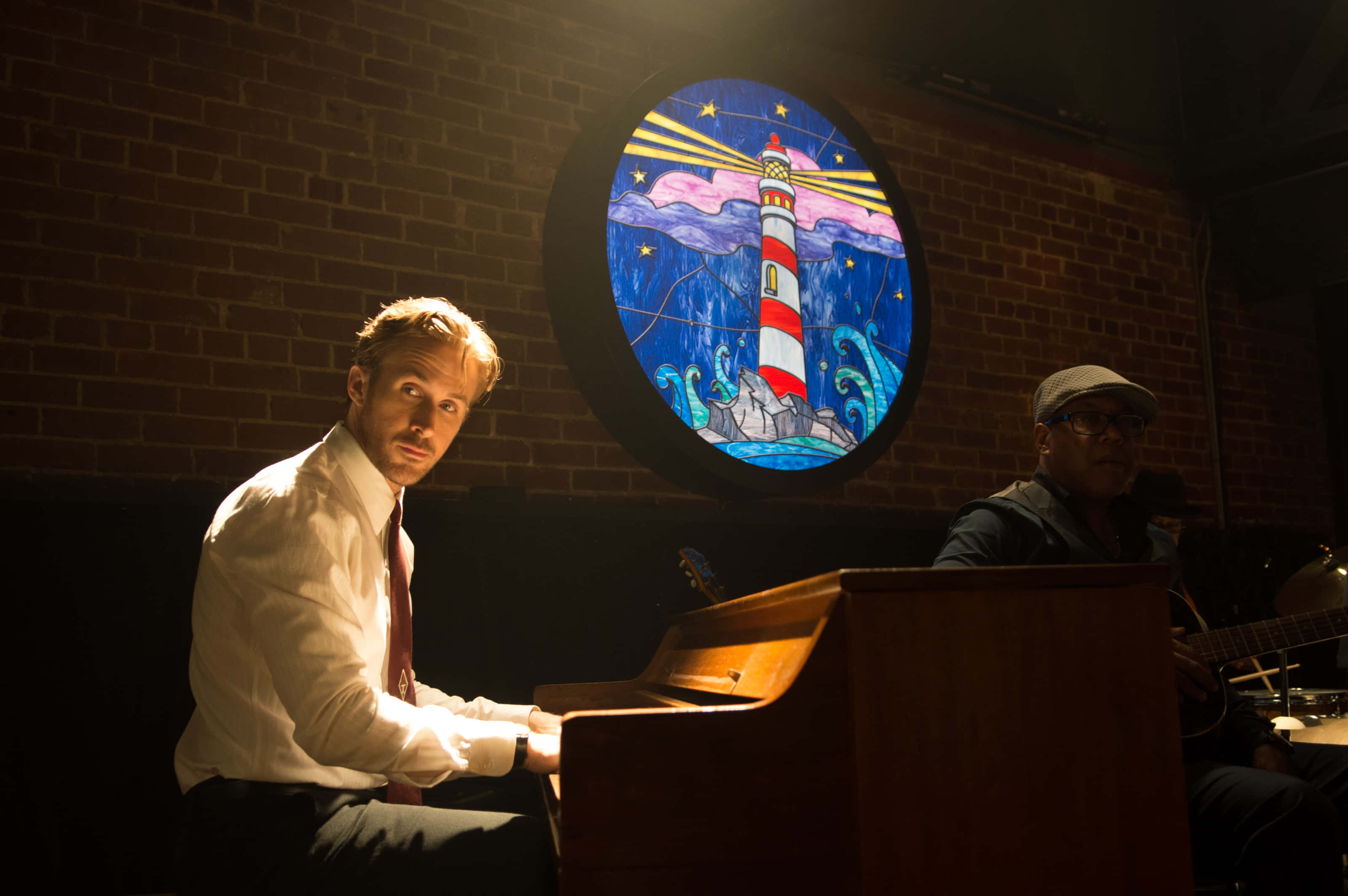 La La Land, piano, guitar, 2K Desktop Wallpaper