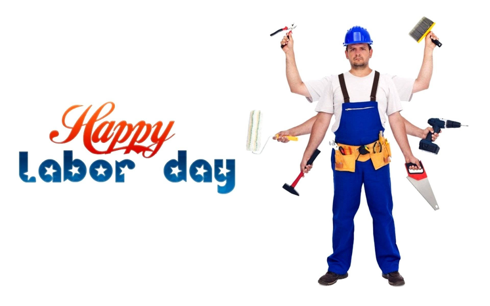 Labor Day, construction worker, blue overalls, Full HD Desktop Wallpaper