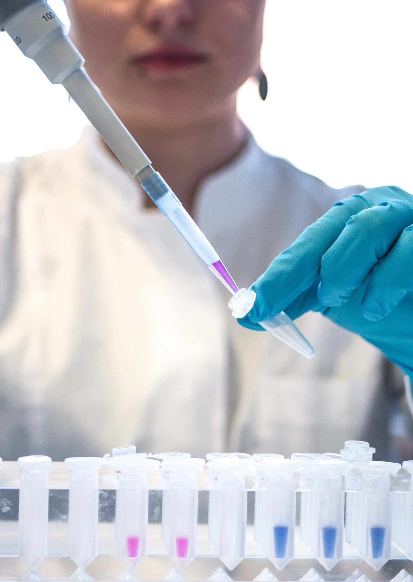 Laboratory, purple liquid, test tube, Full HD Phone Wallpaper