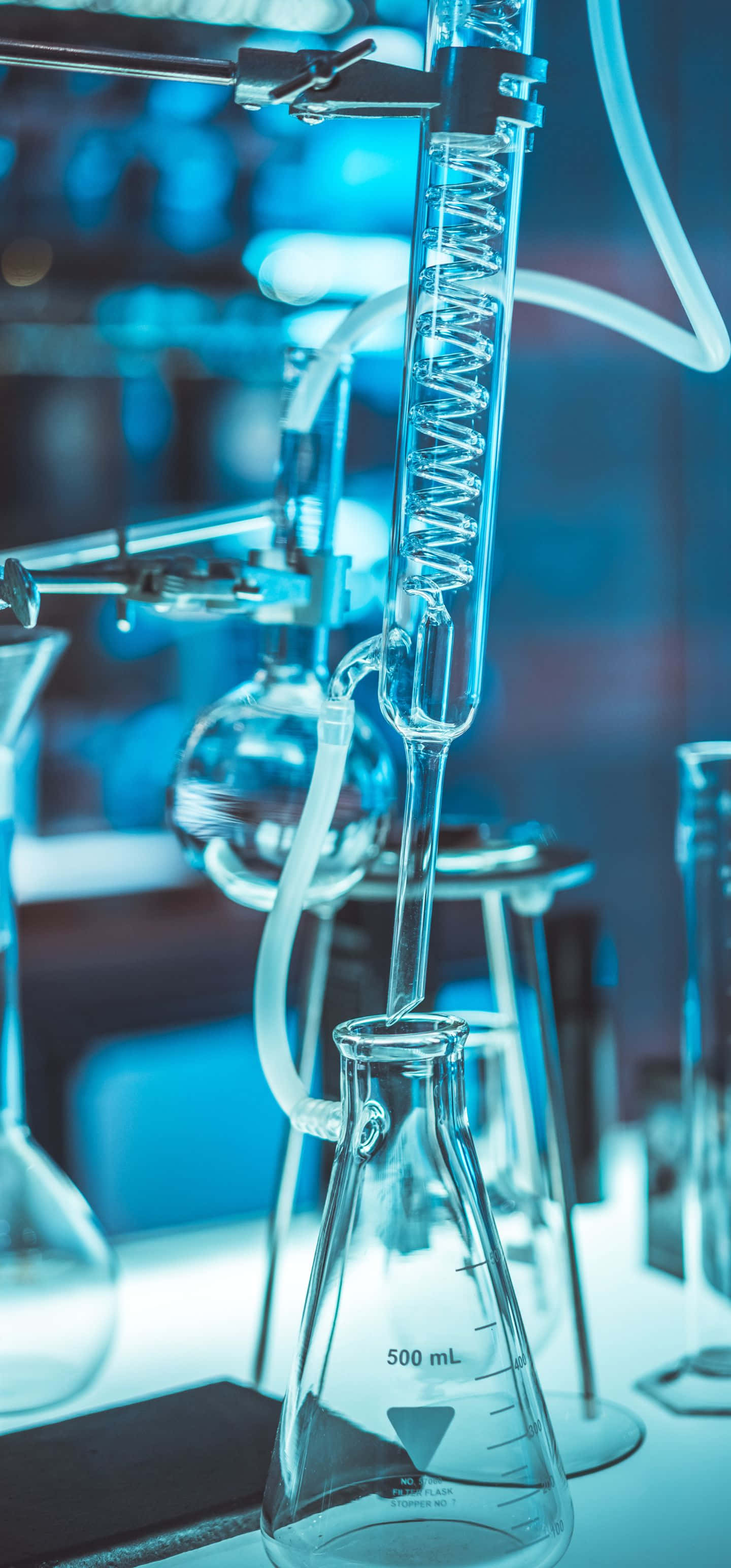 laboratory, beaker, glassware, 2K Phone Wallpaper