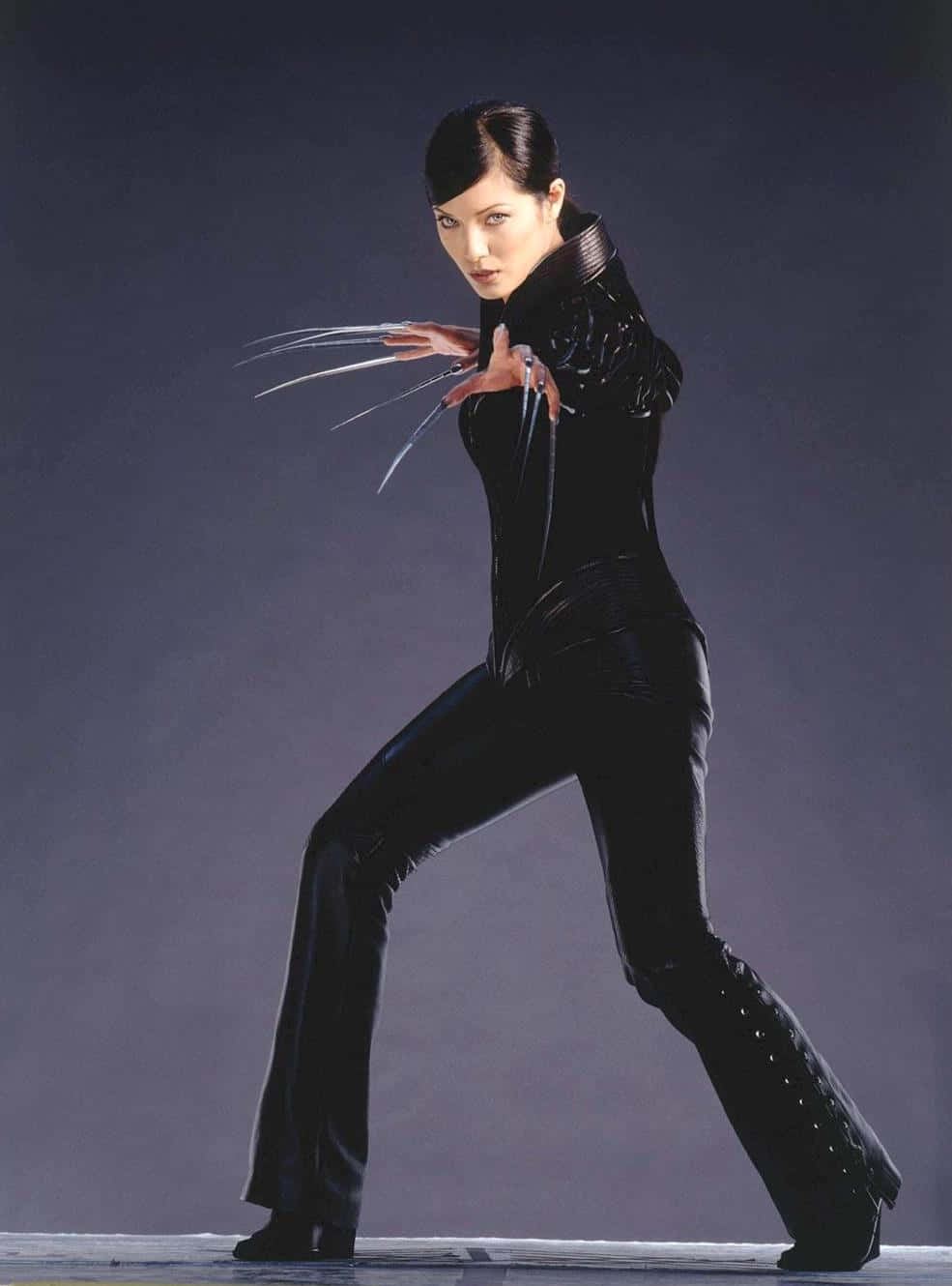 Lady Deathstrike, sleek black suit, metallic claws, HD Phone Wallpaper