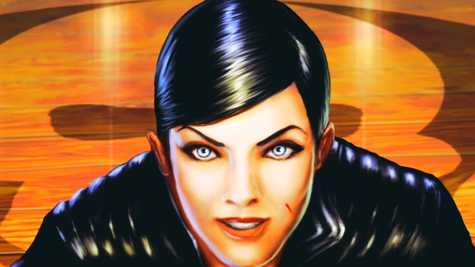 Lady Deathstrike, anime-style, sharp blue eyes, HD Desktop Wallpaper