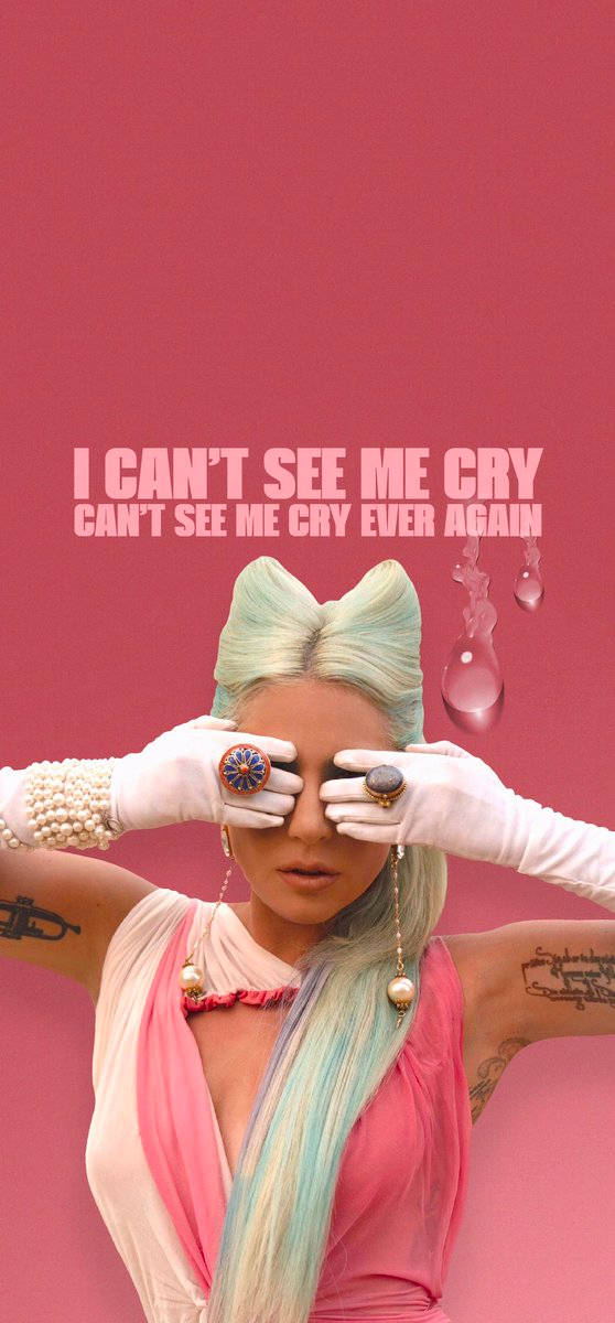 Lady Gaga, 911, pastel blue hair, SD Phone Wallpaper