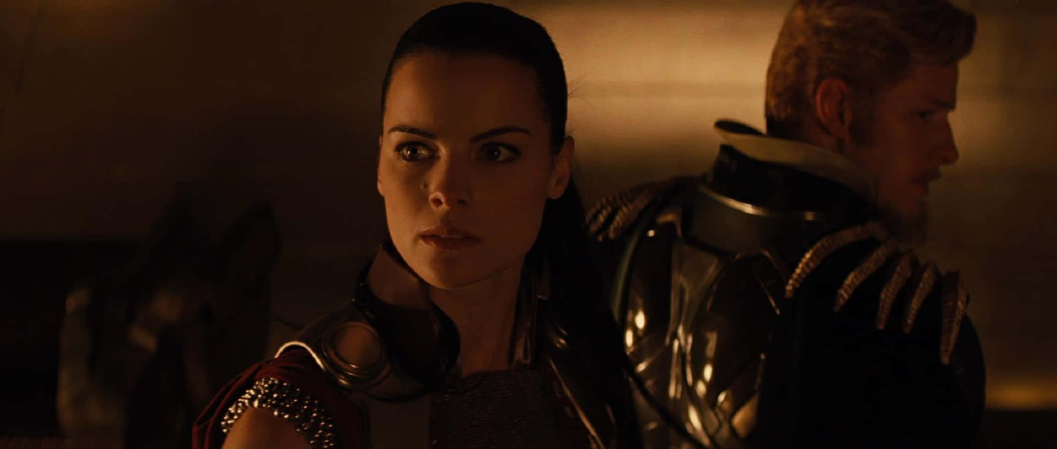 Lady Sif, ornate armor, dimly lit room, Full HD Desktop Wallpaper