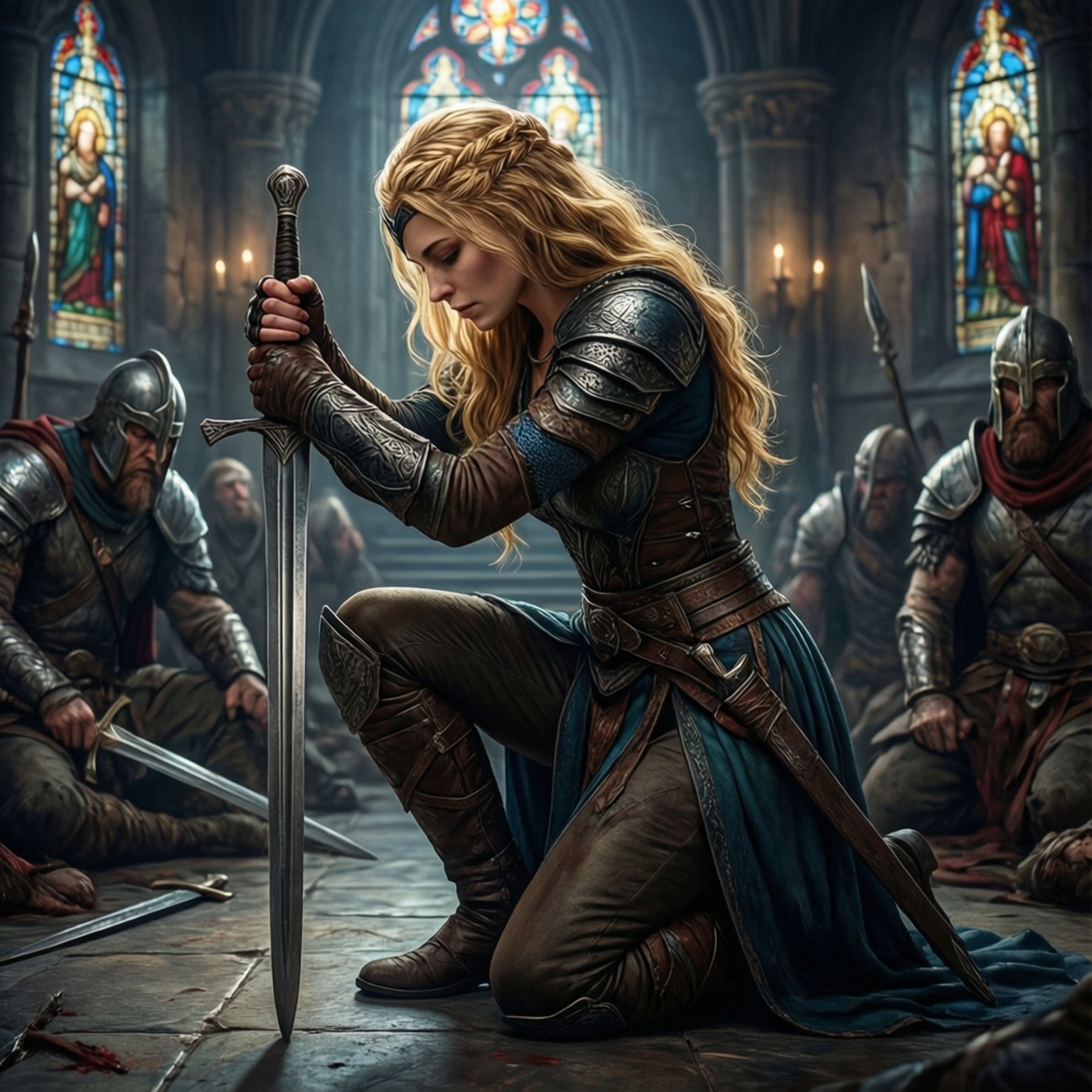Lady Sif, hall of heroes, Solemn, HD Desktop Wallpaper