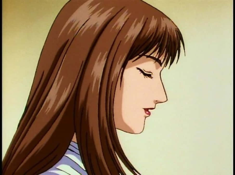 Lady Une, long brown hair, closed eyes, SD Desktop Wallpaper