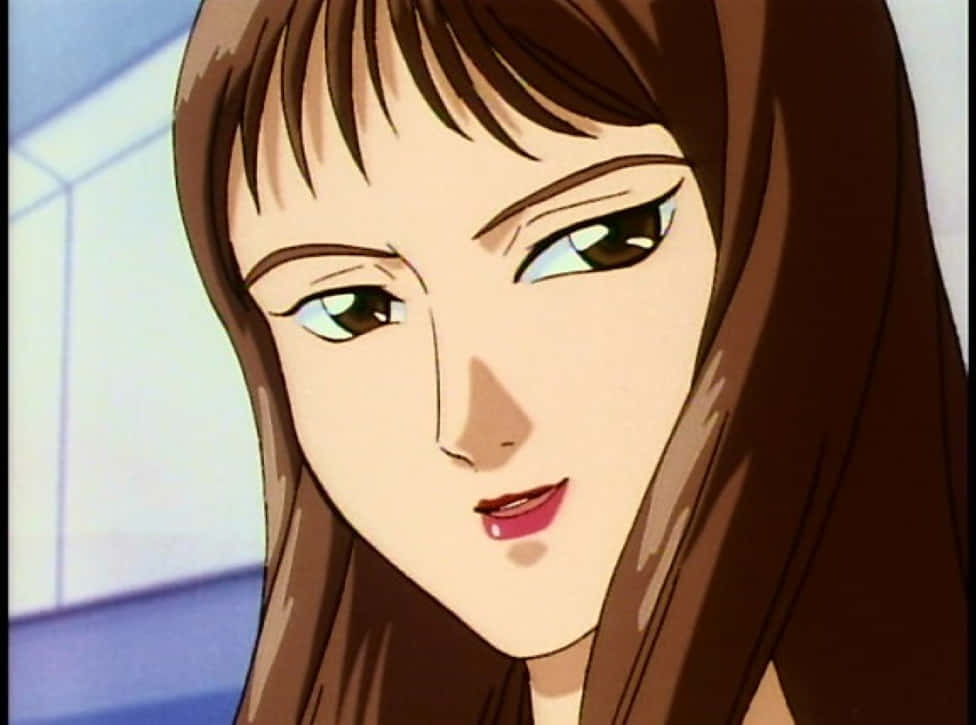 Lady Une, anime girl, brown hair, SD Desktop Wallpaper