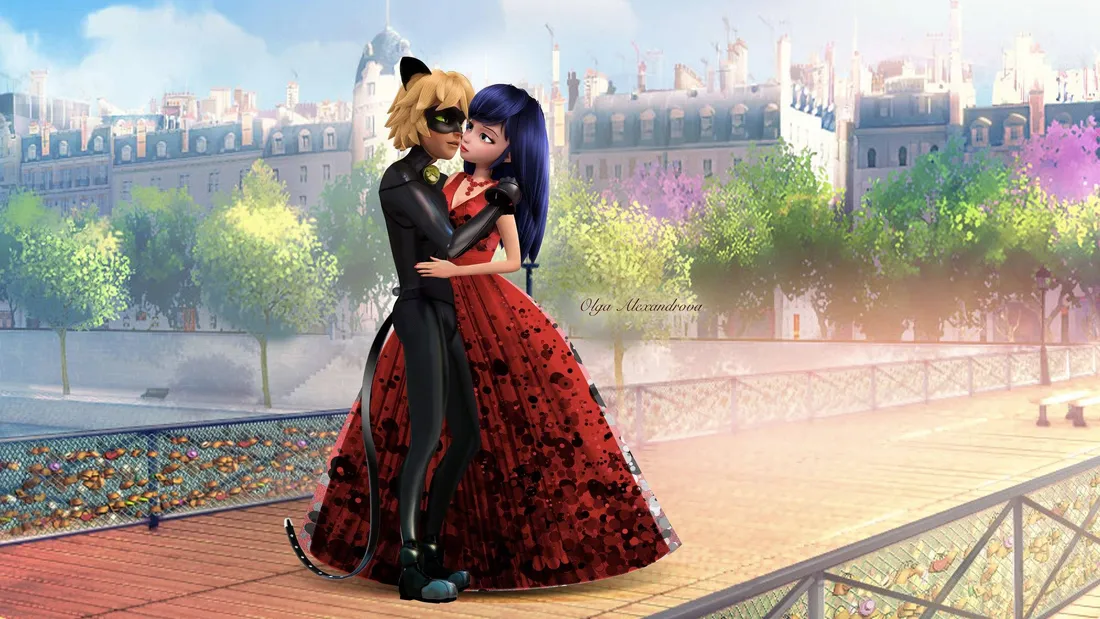 Ladybug And Cat Noir Kiss