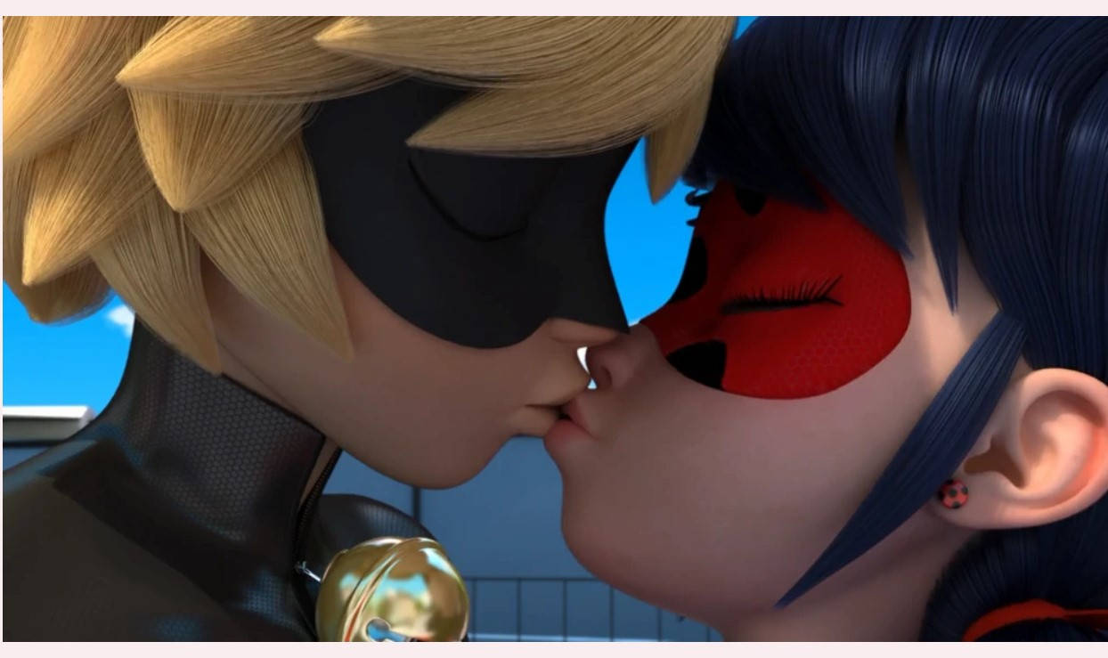 Ladybug, Cat Noir, animated superheroes, SD Desktop Wallpaper
