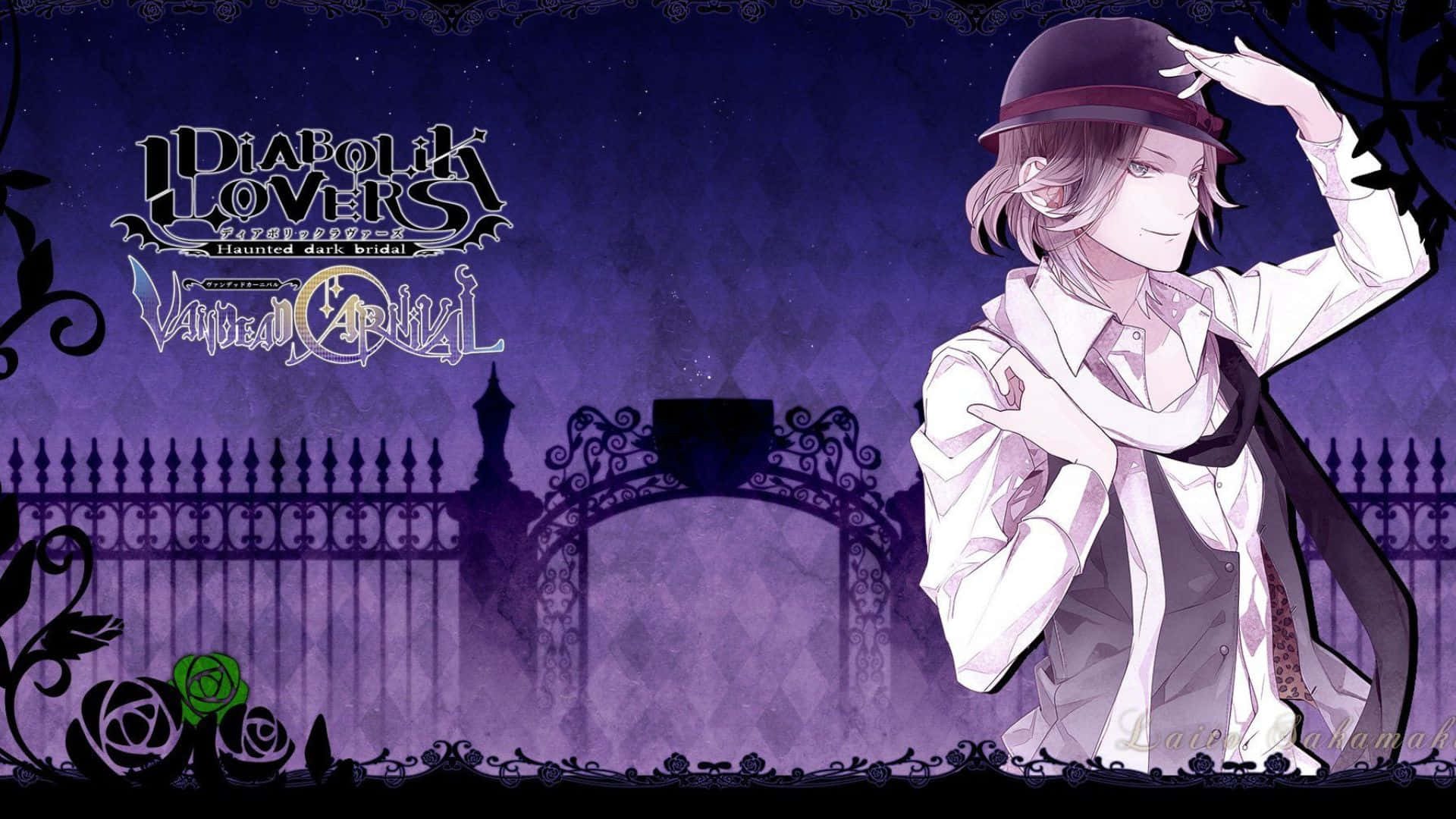 Laito Sakamaki, white coat, hat, Full HD Desktop Wallpaper