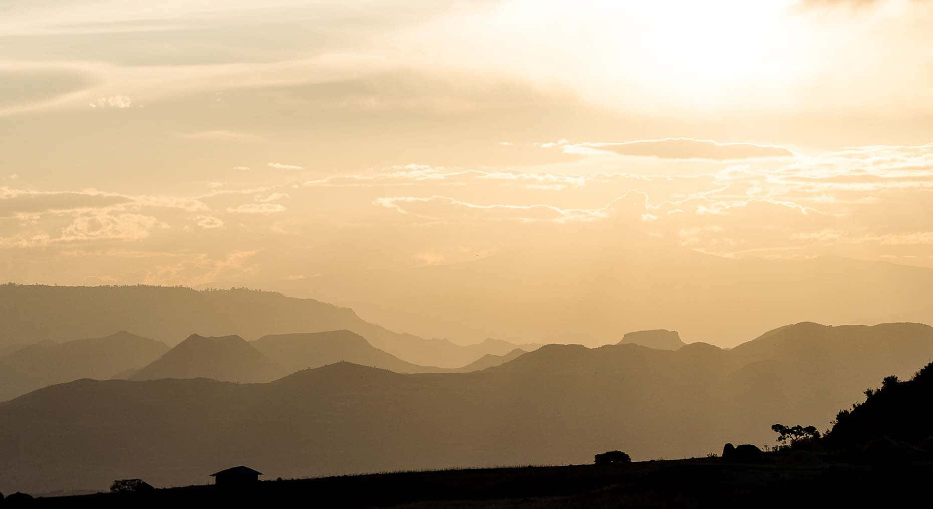 Lalibela, Sunset, golden light, HD Desktop Wallpaper