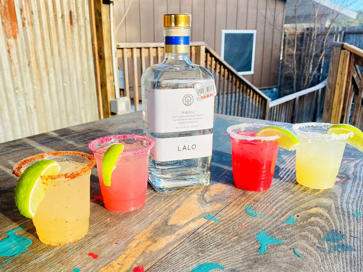 Lalo Tequila, painted desk, margaritas, SD Desktop Wallpaper