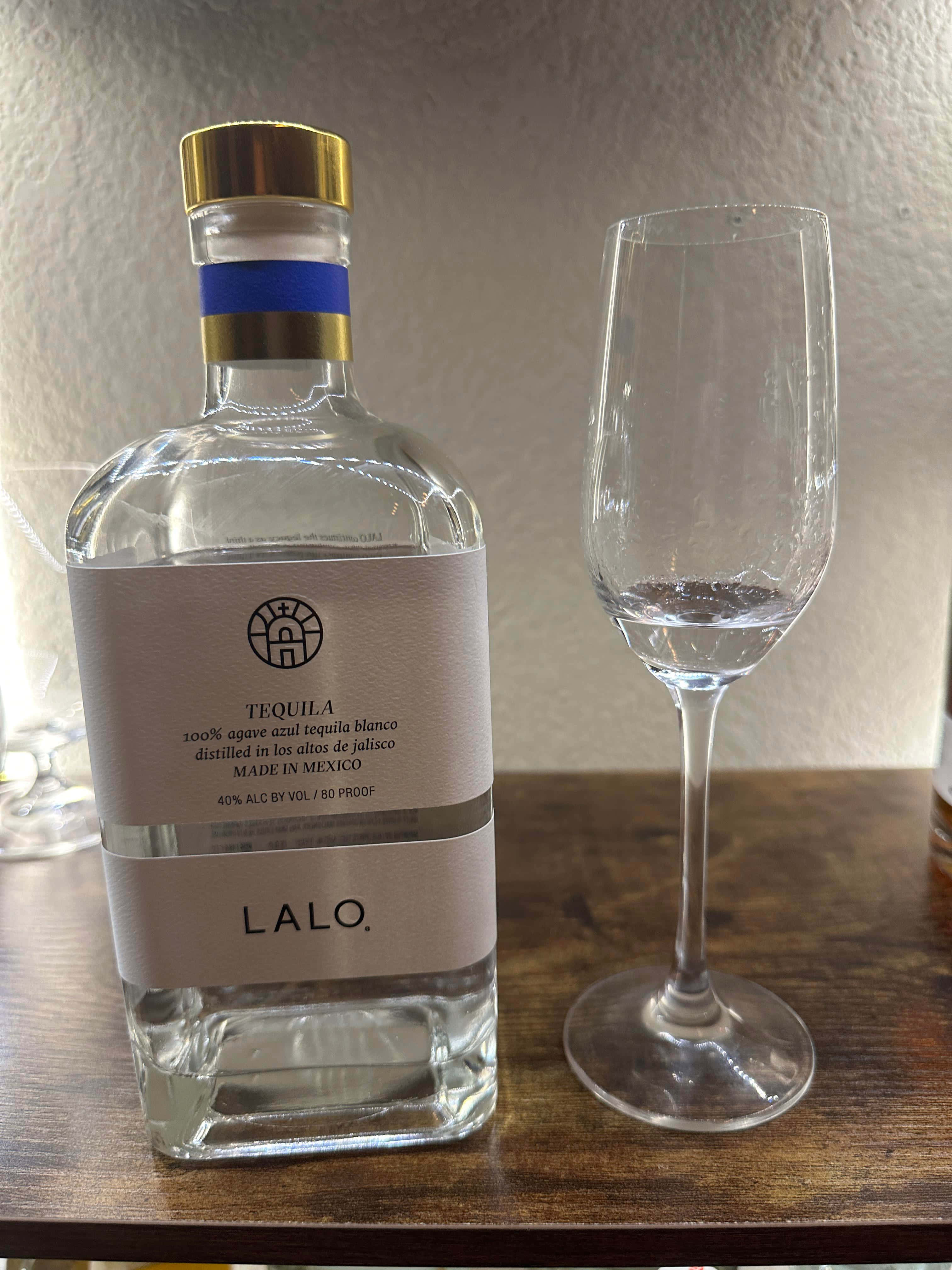 Lalo Tequila, gold cap, blue band, 4K Phone Wallpaper