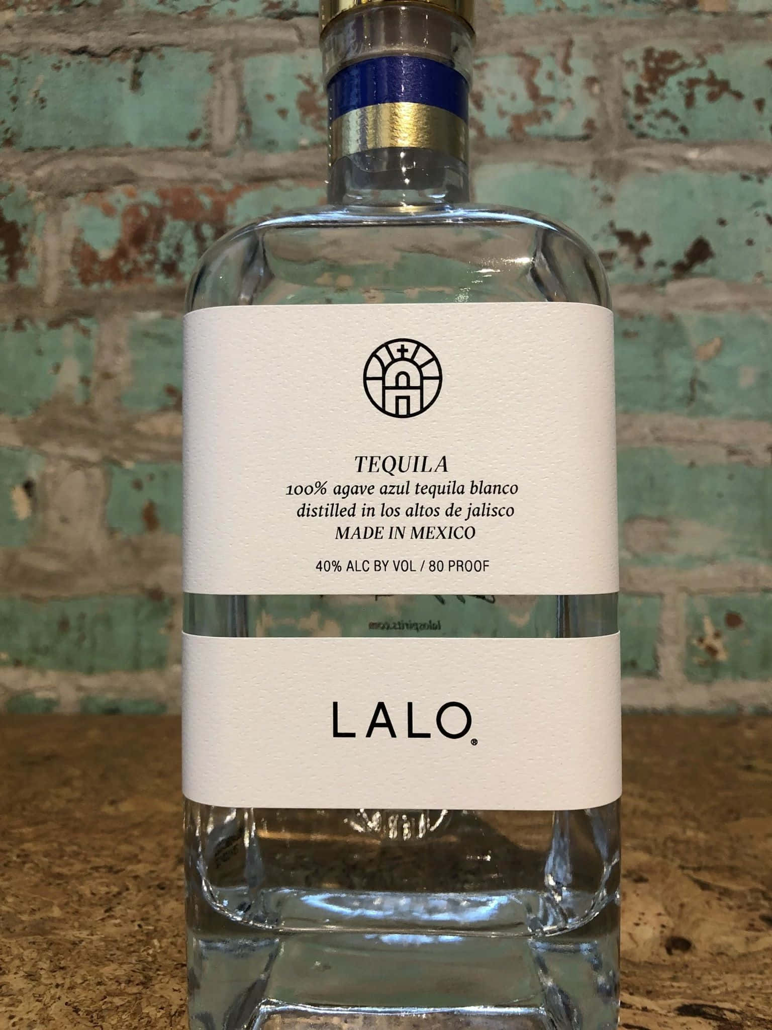 Lalo Tequila, clear glass bottle, white label, Full HD Phone Wallpaper