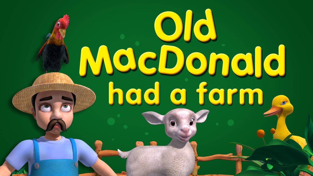 Infobells Old MacDonald, rooster on his hat, lamb, HD Desktop Wallpaper