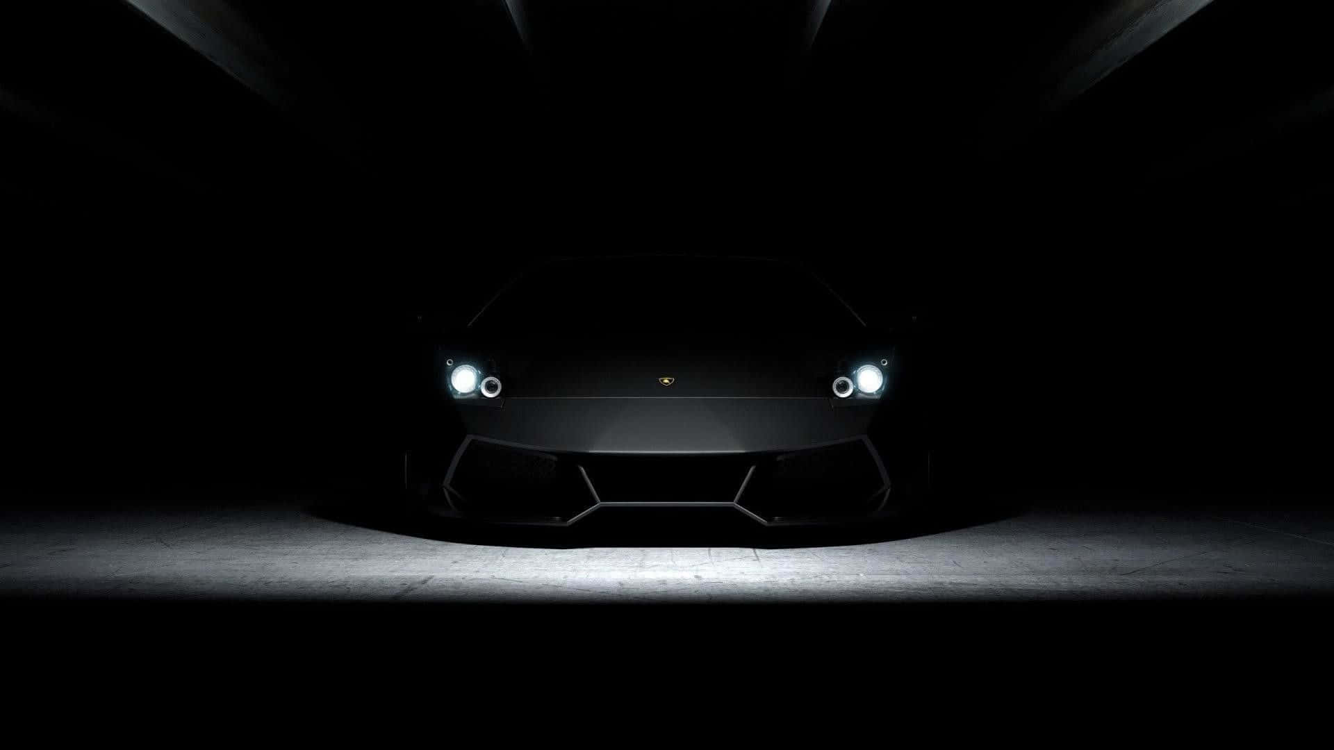 Lamborghini Aventador, black, hood, Full HD Desktop Wallpaper