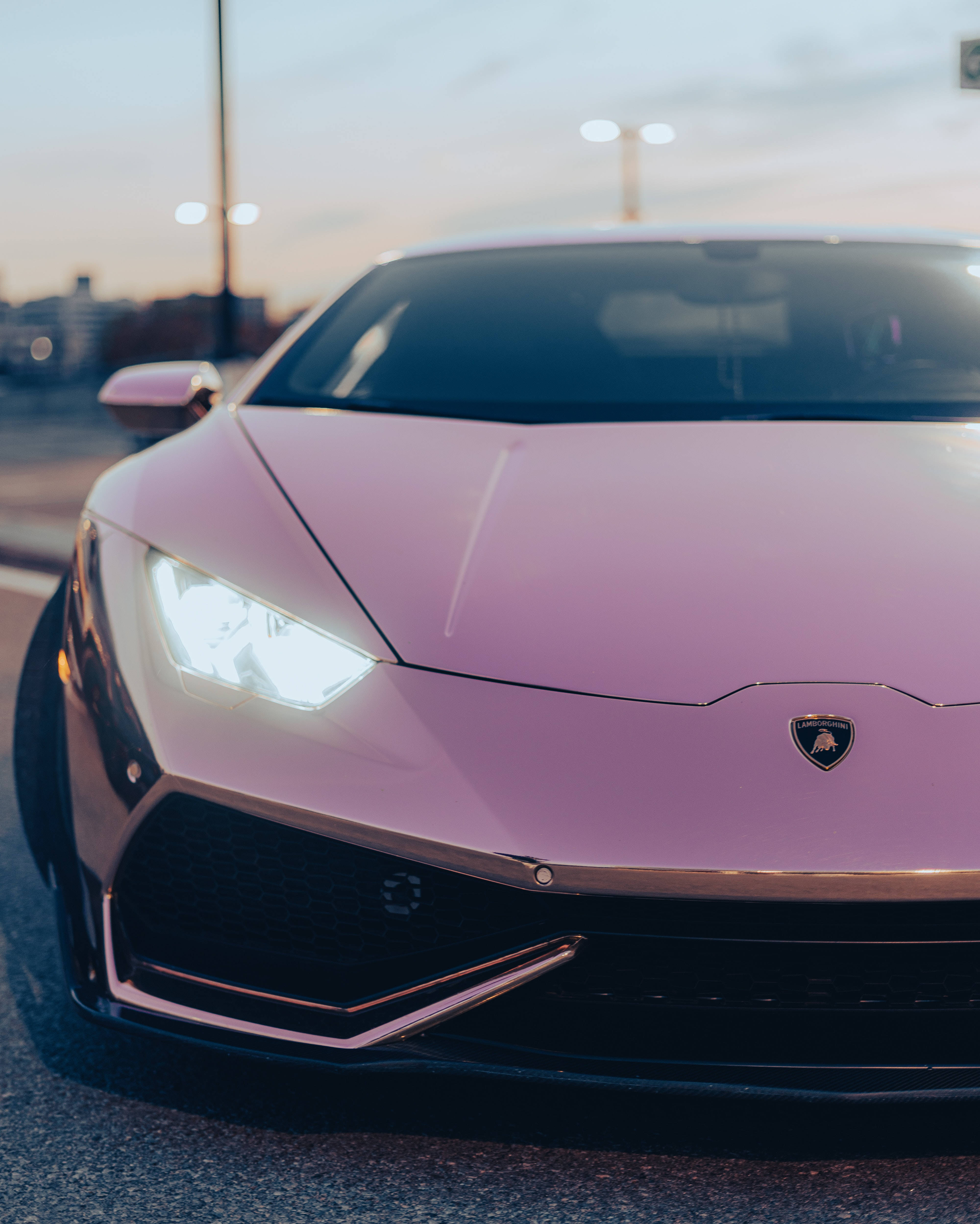 Rose Lamborghini Galaxy, Lamborghini, pink, 4K Phone Wallpaper