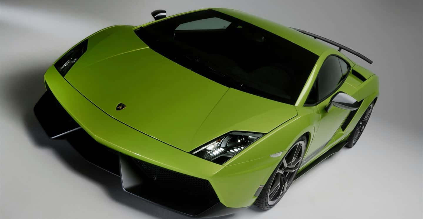 Lamborghini Gallardo, lime green, black accents, HD Desktop Wallpaper