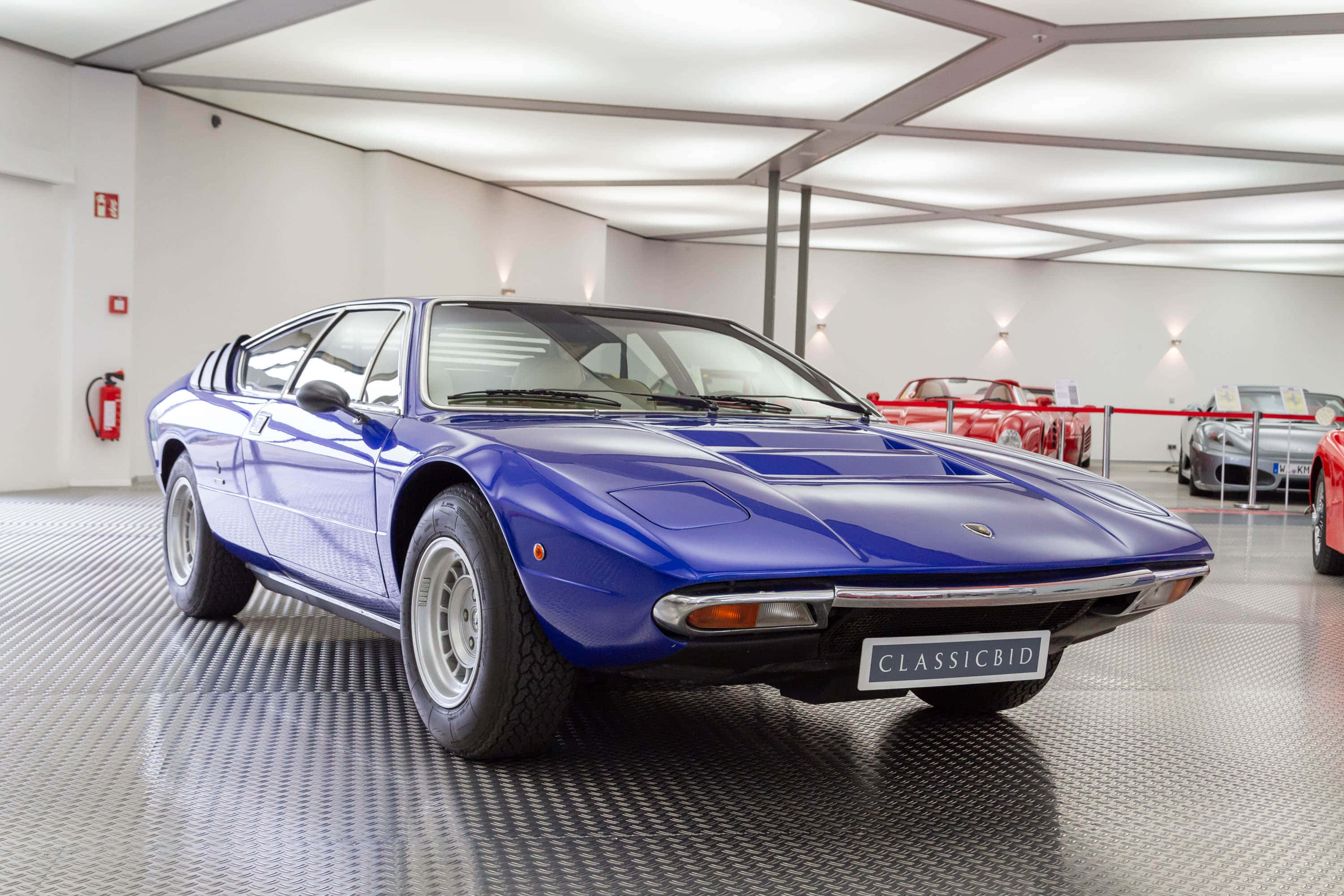 Lamborghini Urraco, 3000, blue, 2K Desktop Wallpaper