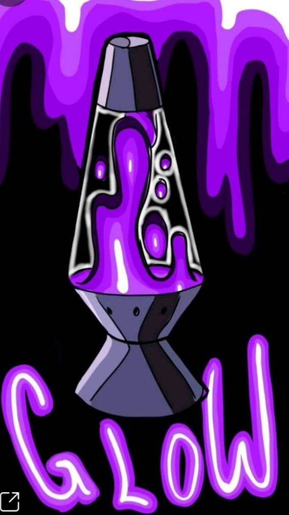 Lava Cool Vibes, purple lava lamp, glowing wax blobs, SD Phone Wallpaper