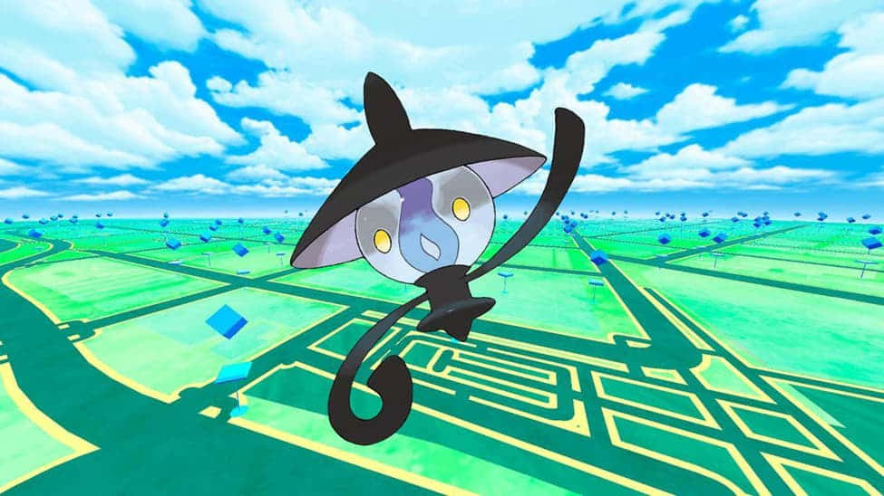 Lampent, black hat, glowing eyes, SD Desktop Wallpaper