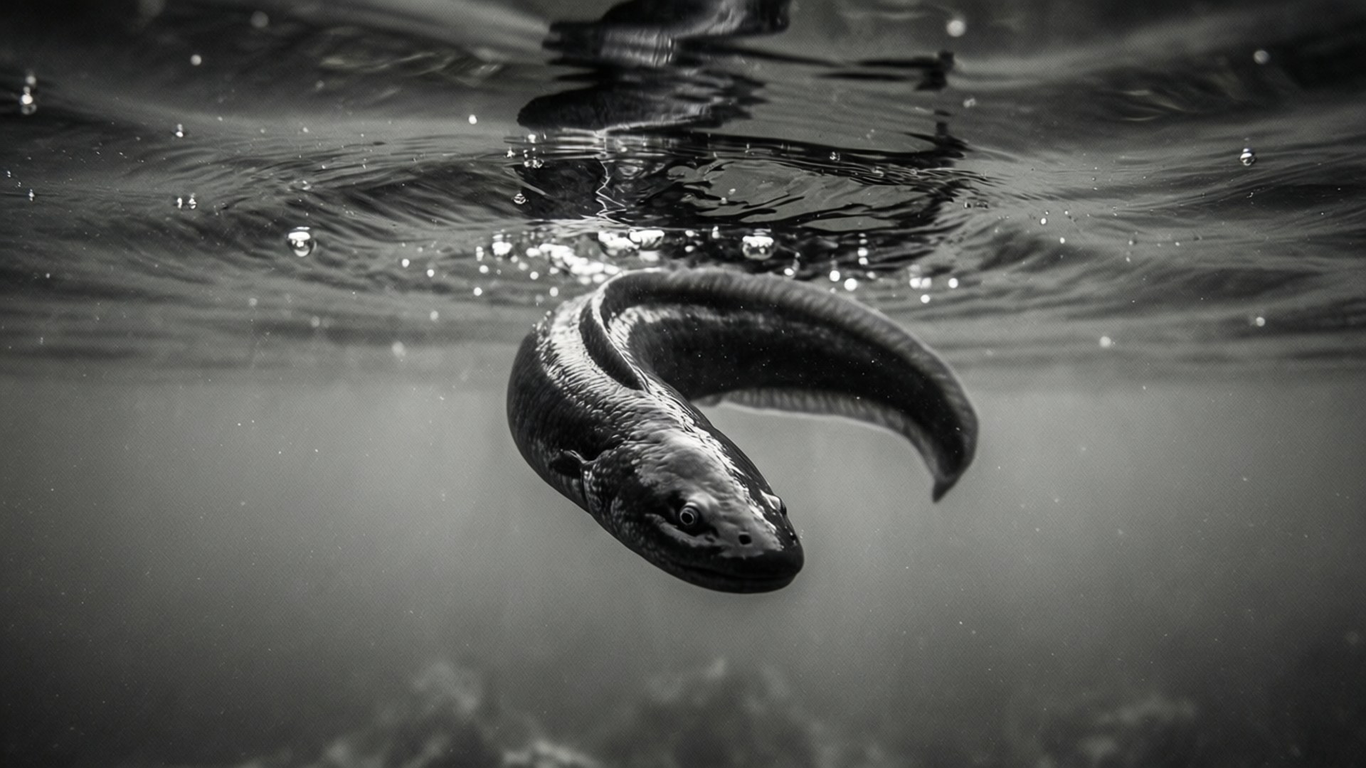 lamprey, surface, minimalist, Full HD Desktop Wallpaper